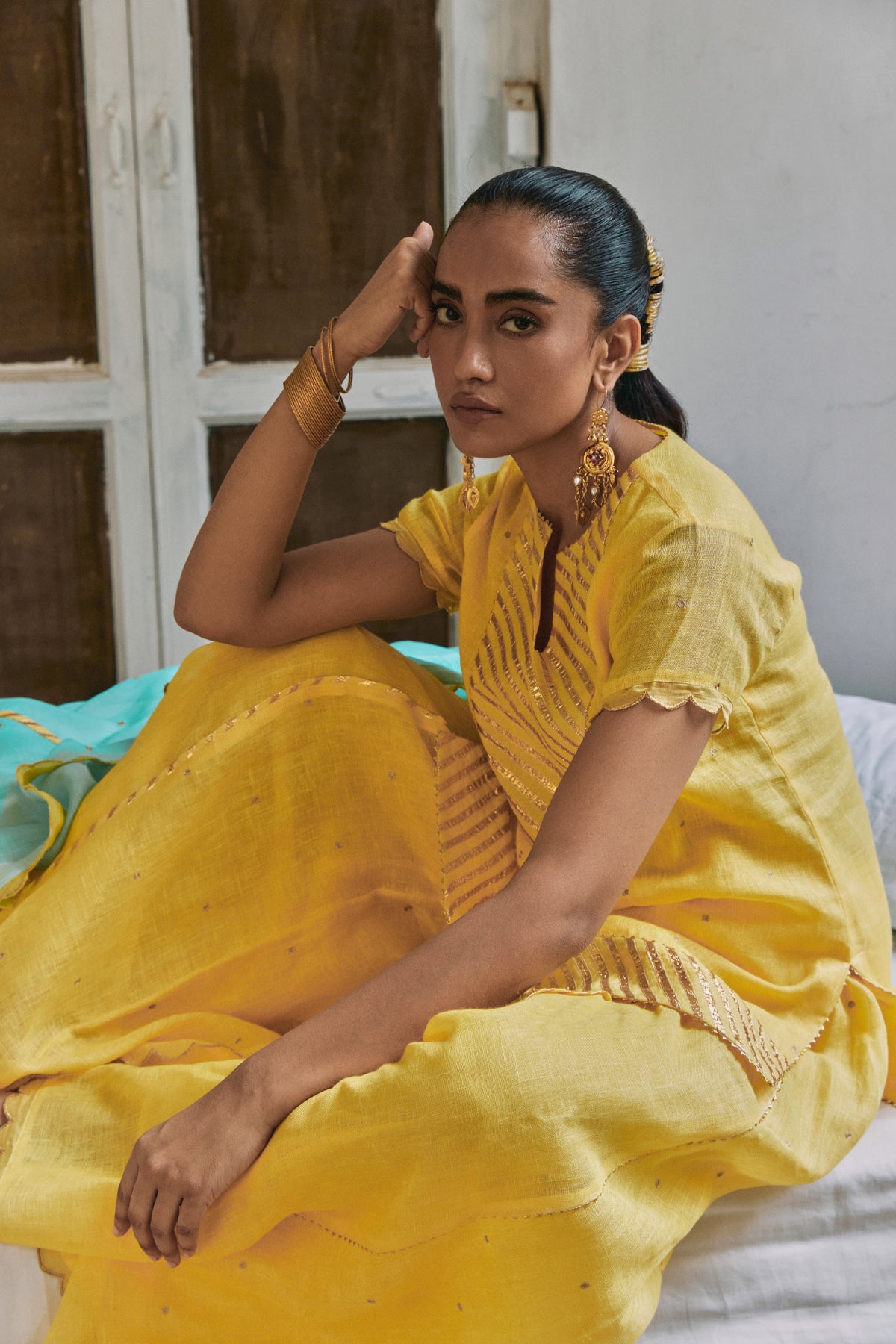 The Kashish Kurta Set (Upper & Bottom) - Yell With Us