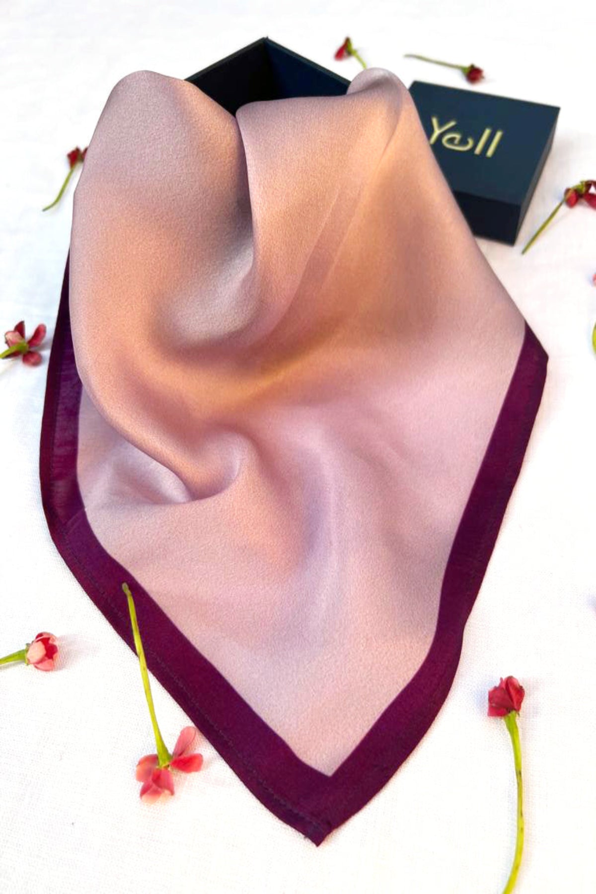 The Mauve Pocket Square - Yell With Us