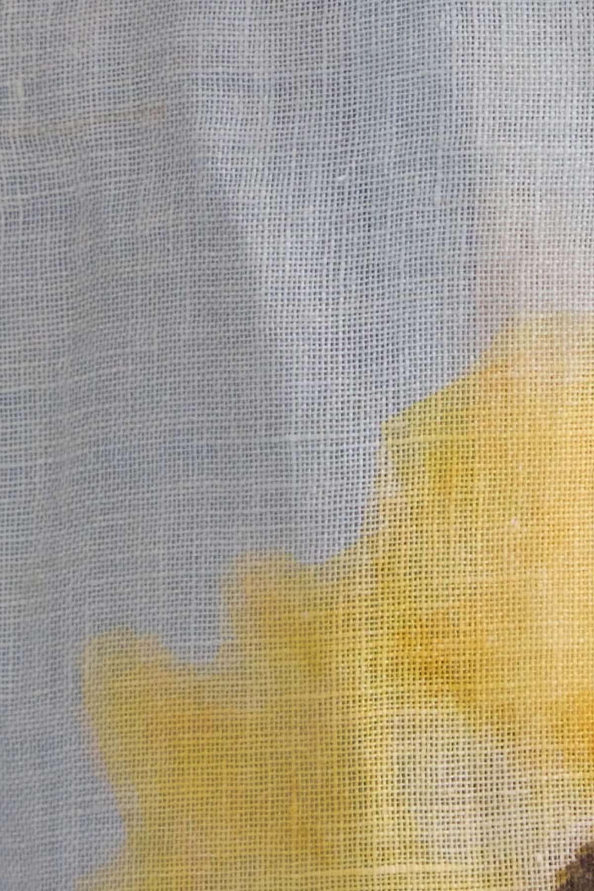 The Soorajmukhi Linen Dress - Sunflower