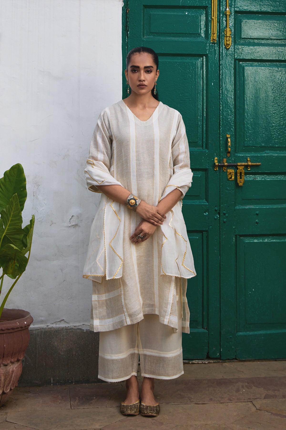 Sundar Sapna Dupatta - Off White