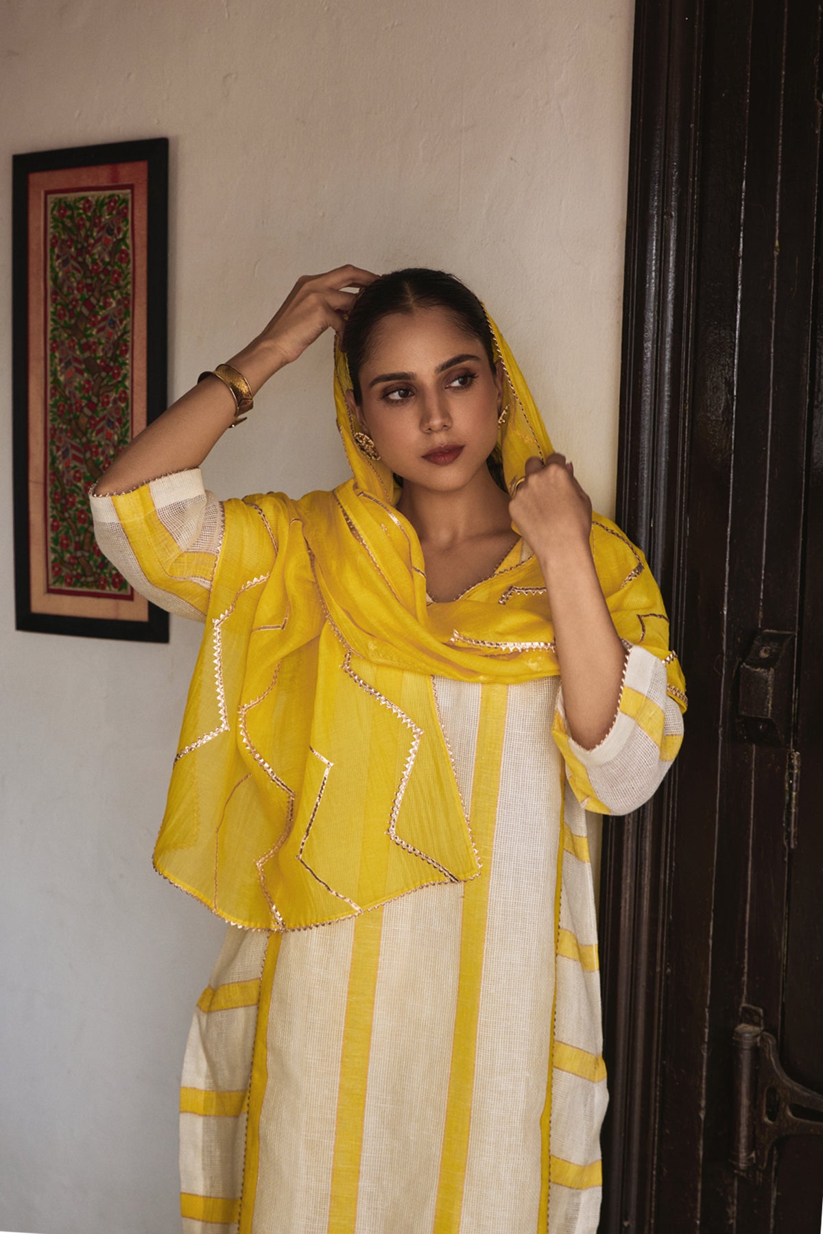 Sundar Sapna Dupatta - Yellow