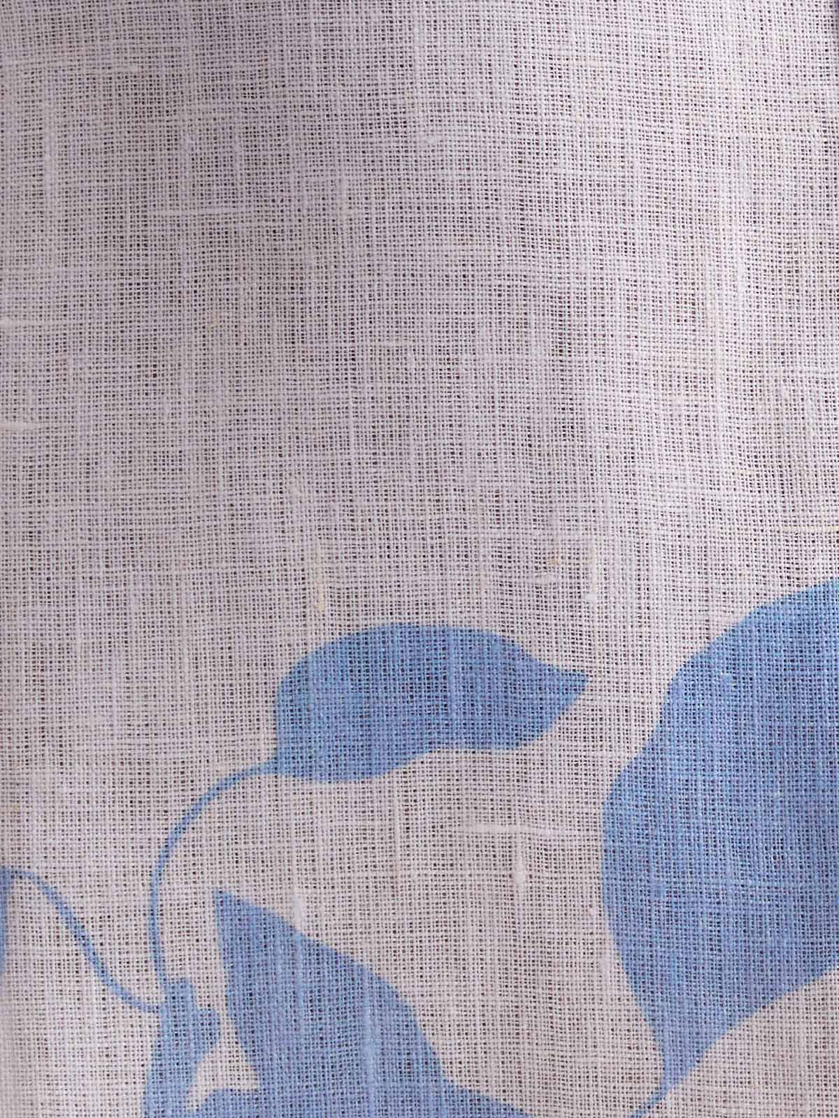The Amaltas Linen Kurta Set - Cyanberry