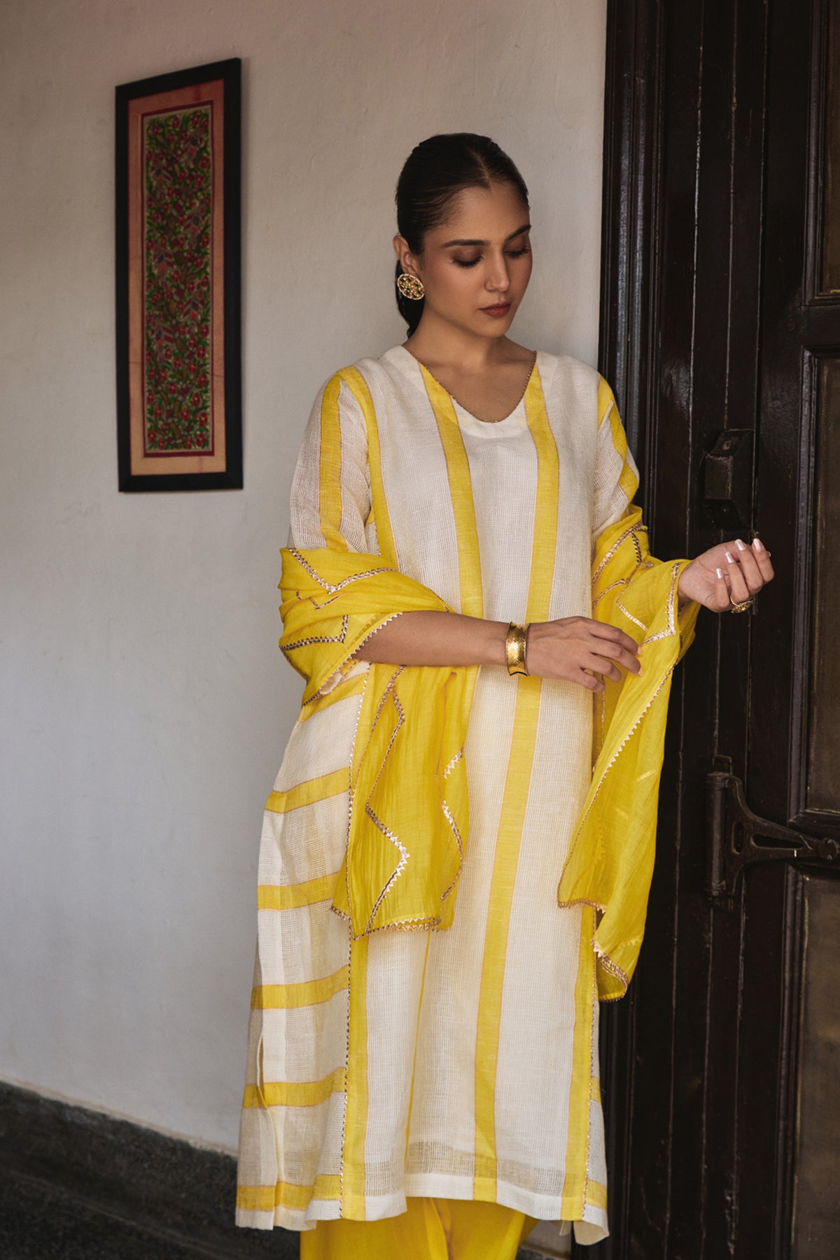 Sundar Sapna Dupatta - Yellow