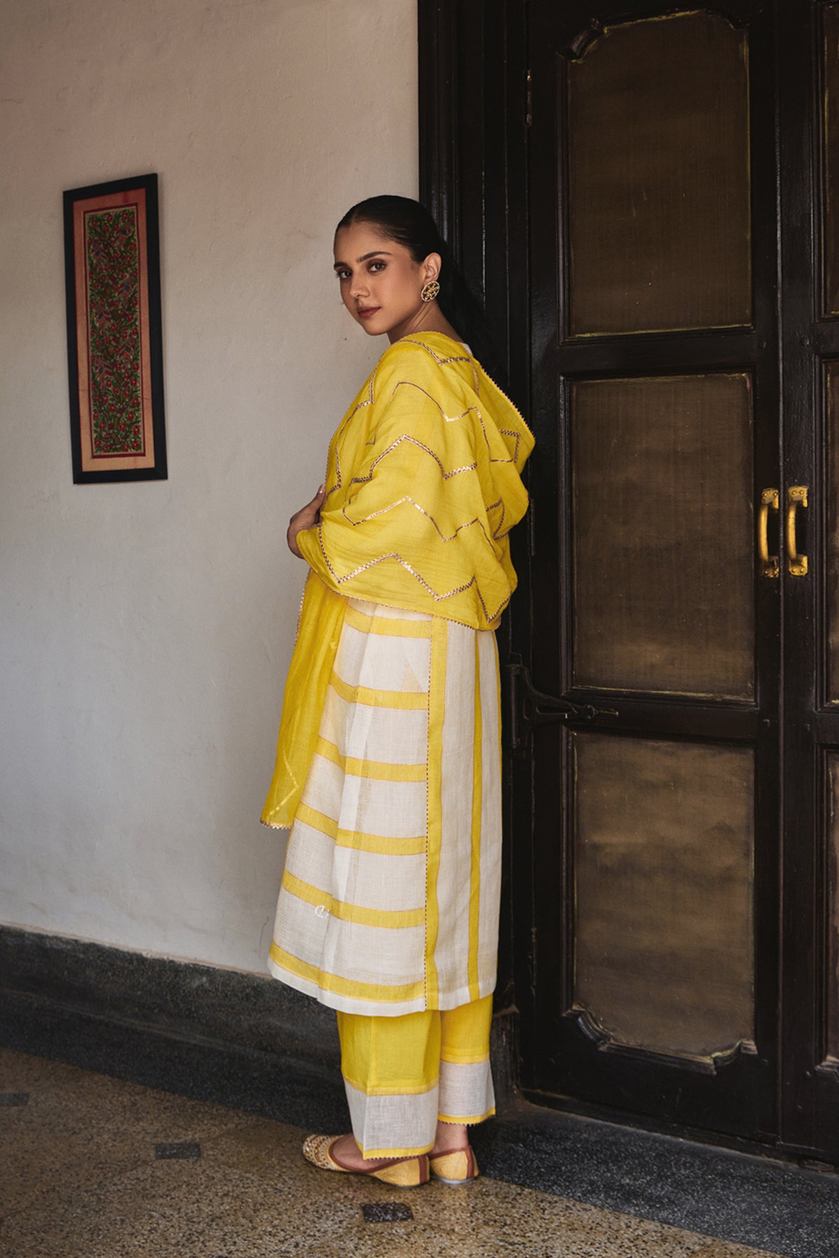 Sundar Sapna Dupatta - Yellow