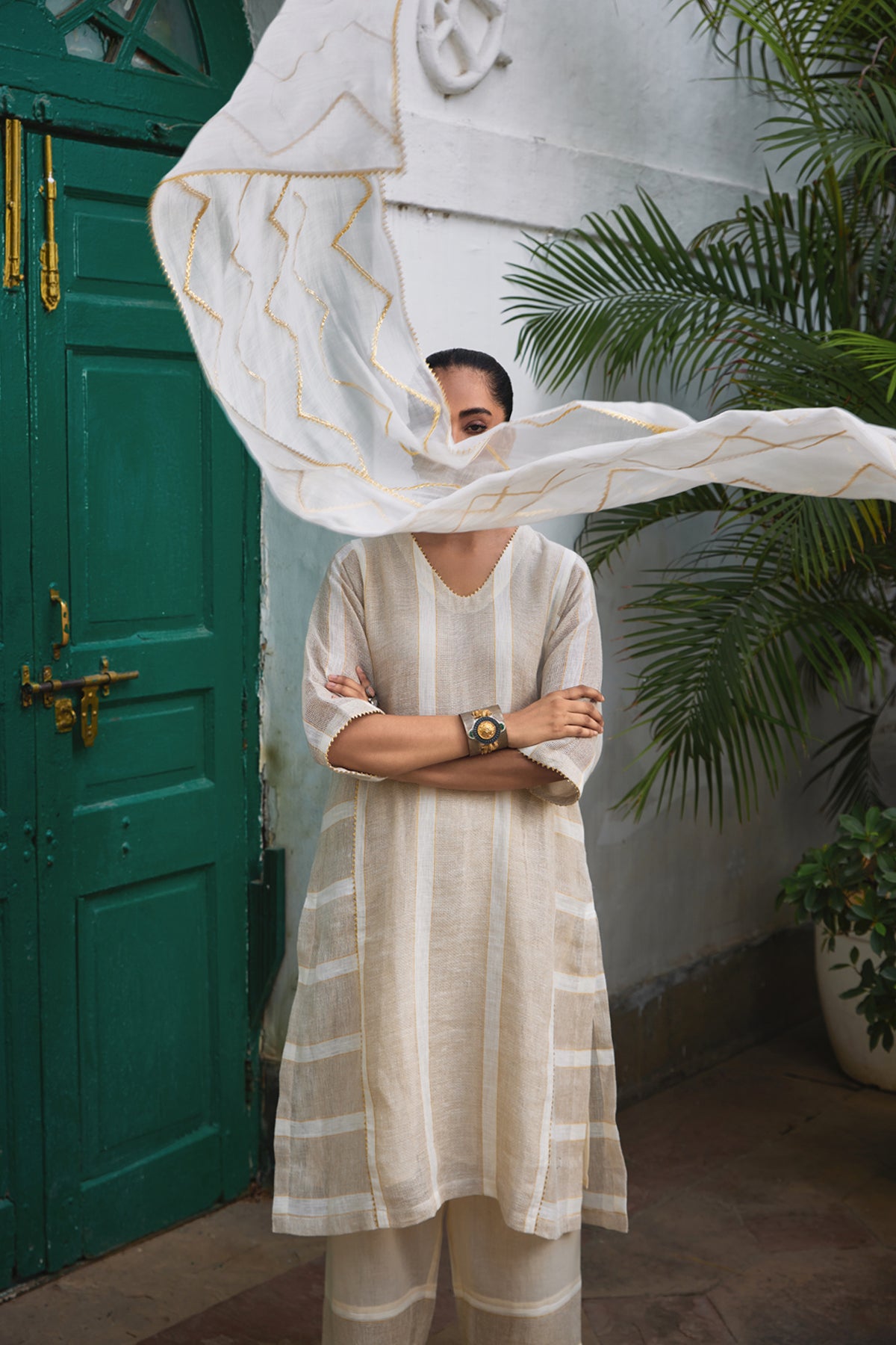Sundar Sapna Dupatta - Off White