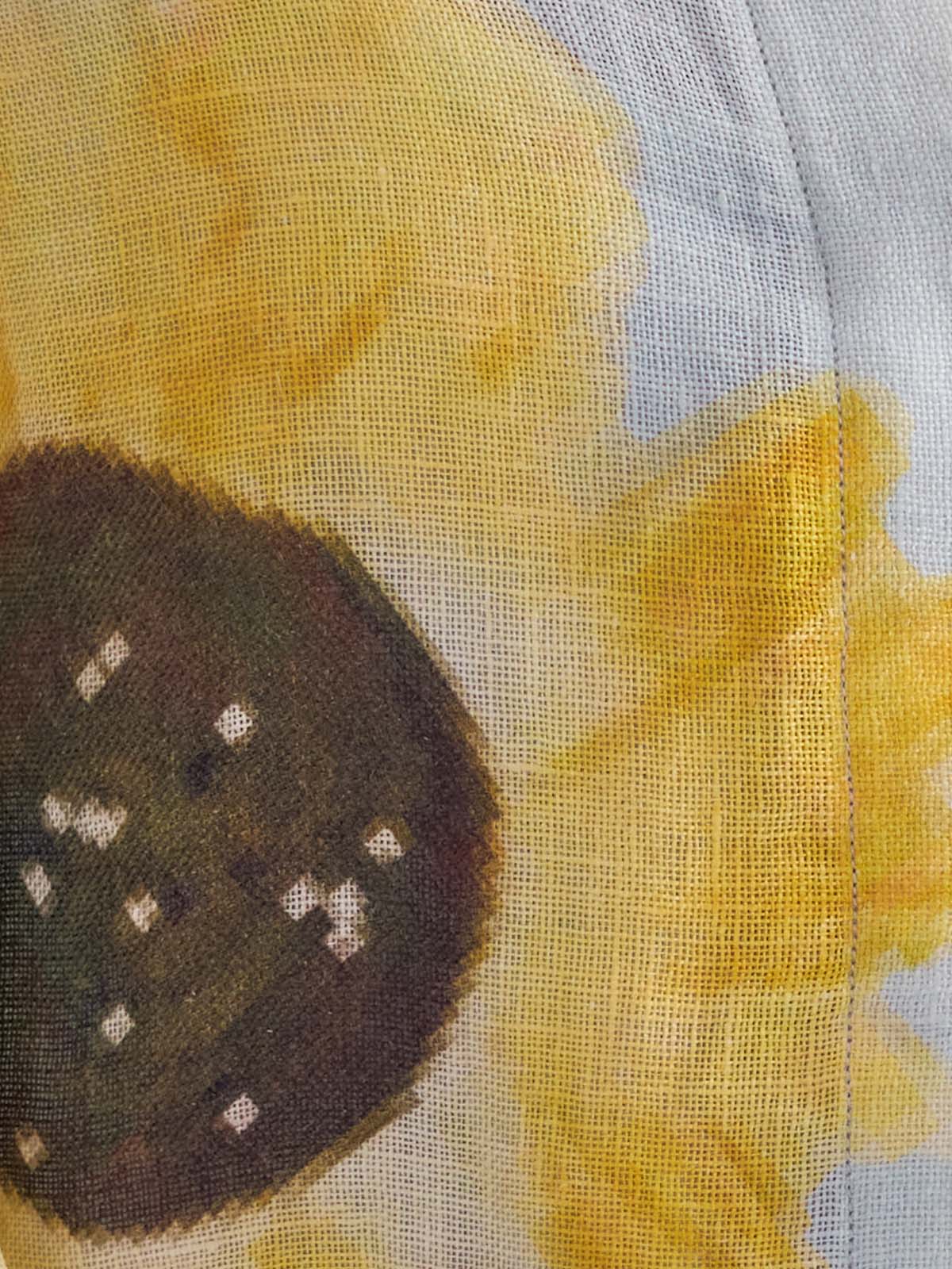 The Soorajmukhi Linen Dress - Sunflower