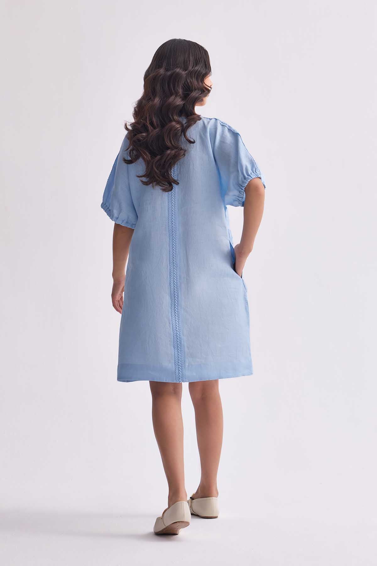 The Krishitha Dress - Light Blue