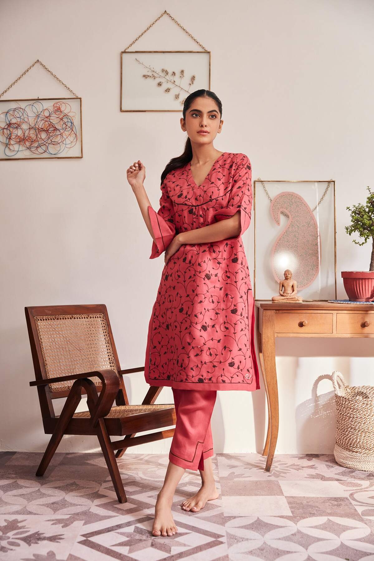 Brush with the Botanical Kurti - Yell With Us