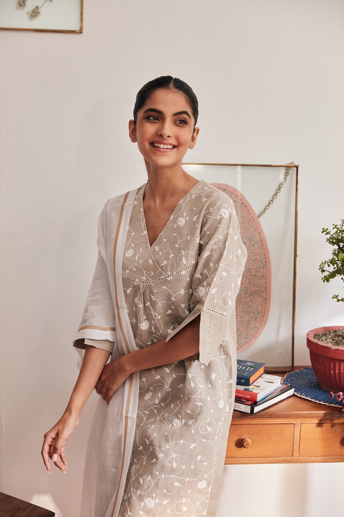 Brush with the Botanical Kurti - Yell With Us