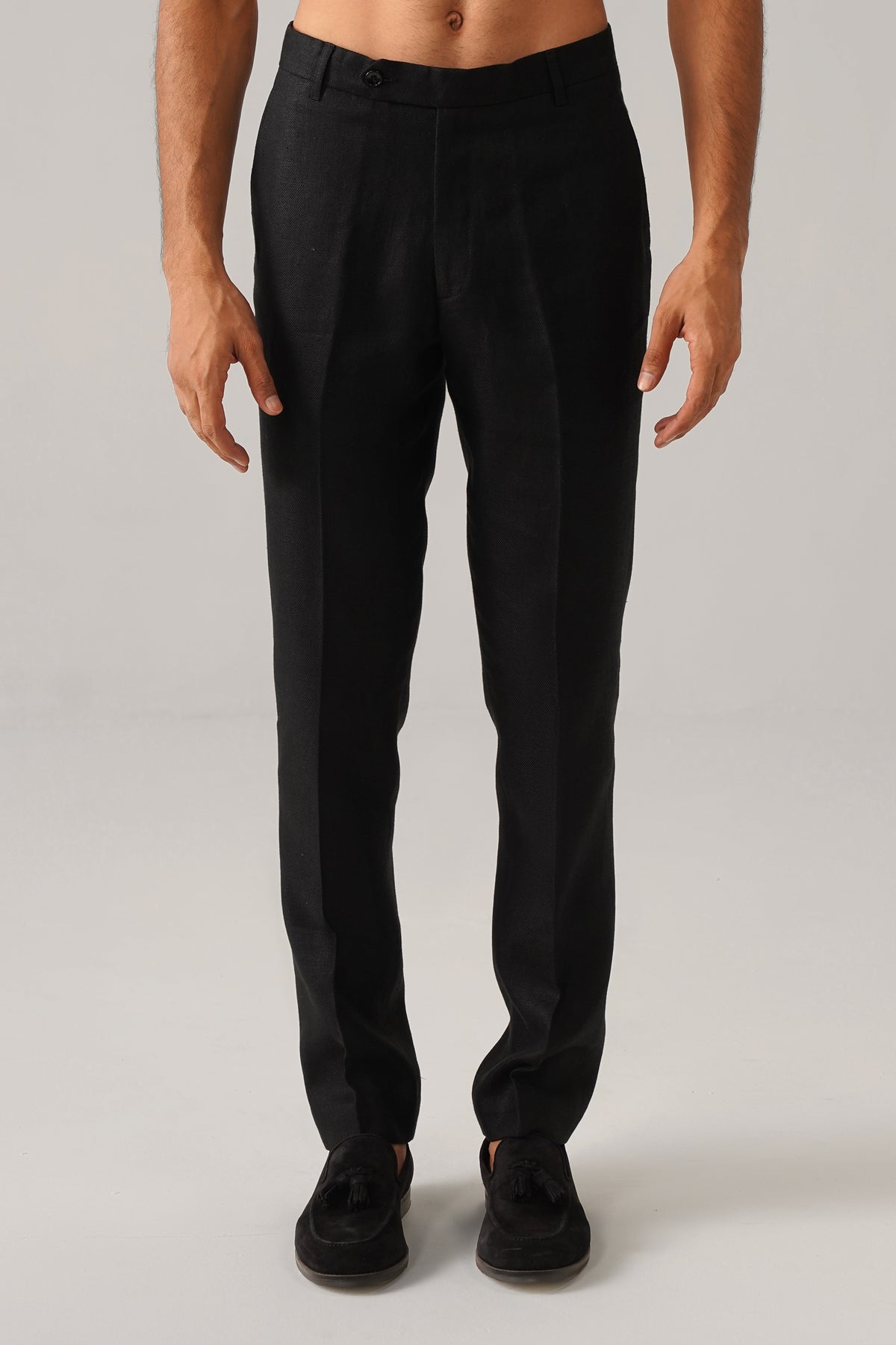 The Rivaaz Black Linen Shirt