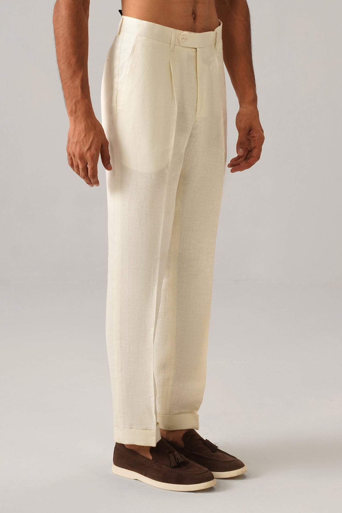 The Ruhaan Grey Linen Shirt
