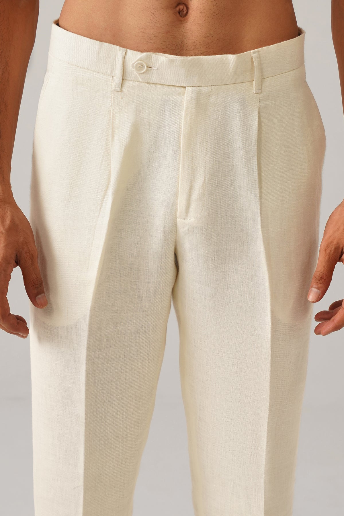 The Ruhaan Grey Linen Shirt