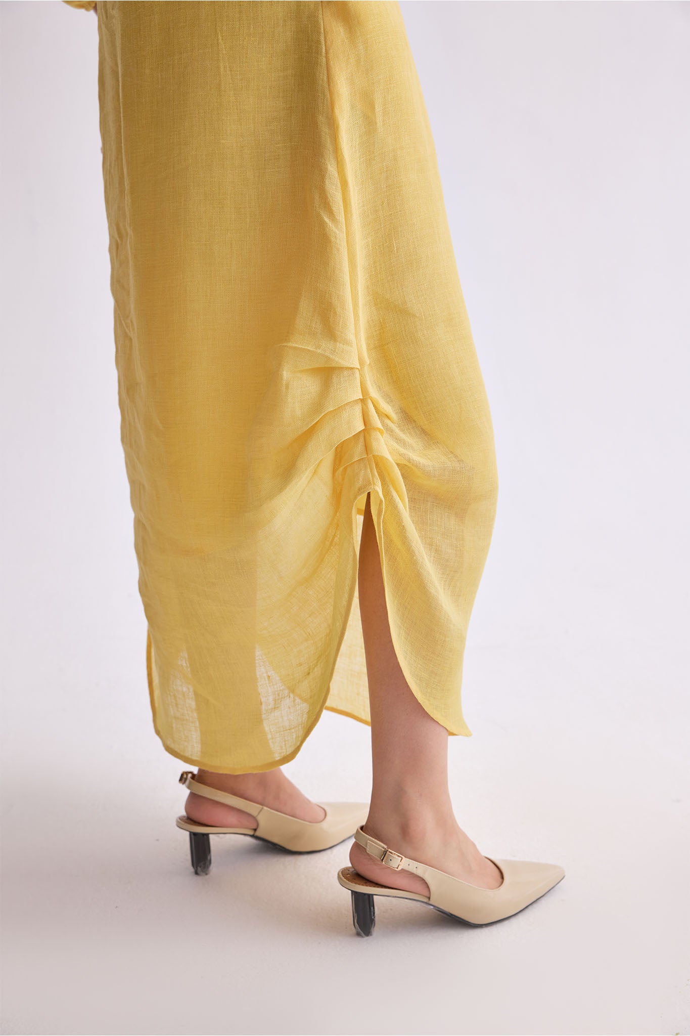 The Iris Linen Dress