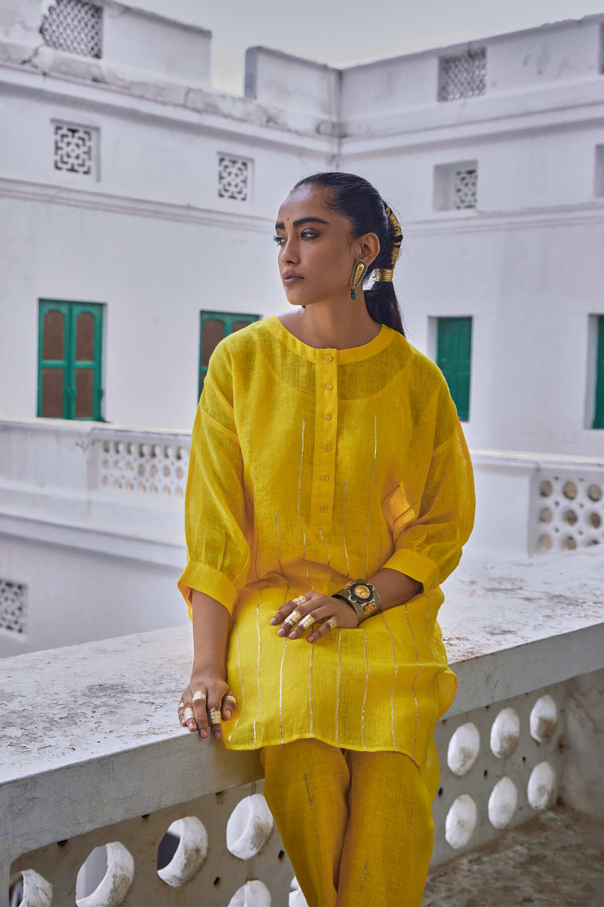 Jhilmil Co-ord Set (Upper & Bottom) - Yell With Us