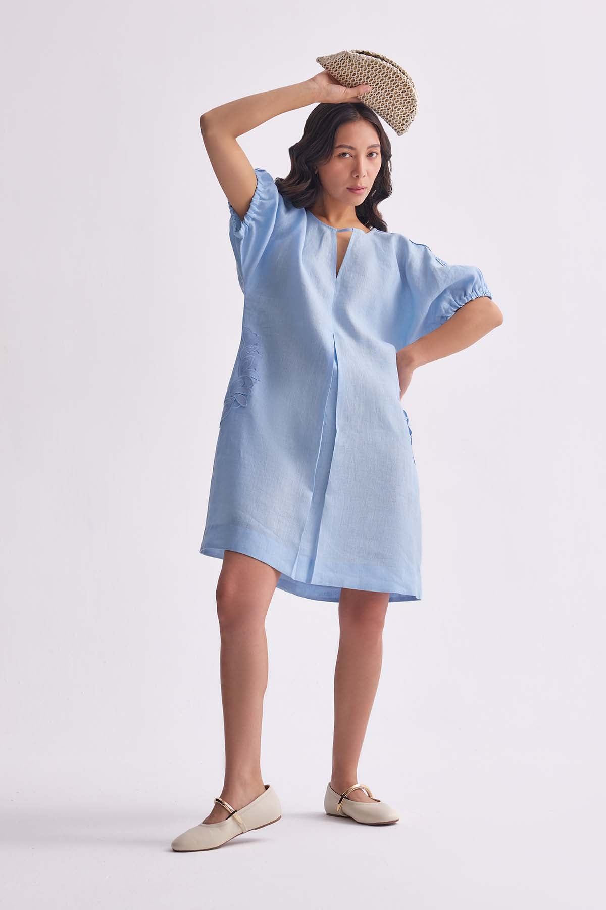 The Krishitha Dress - Light Blue