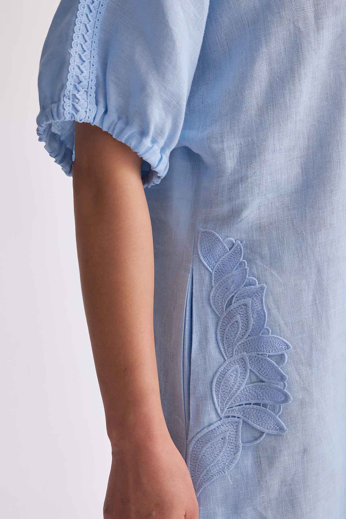 The Krishitha Dress - Light Blue