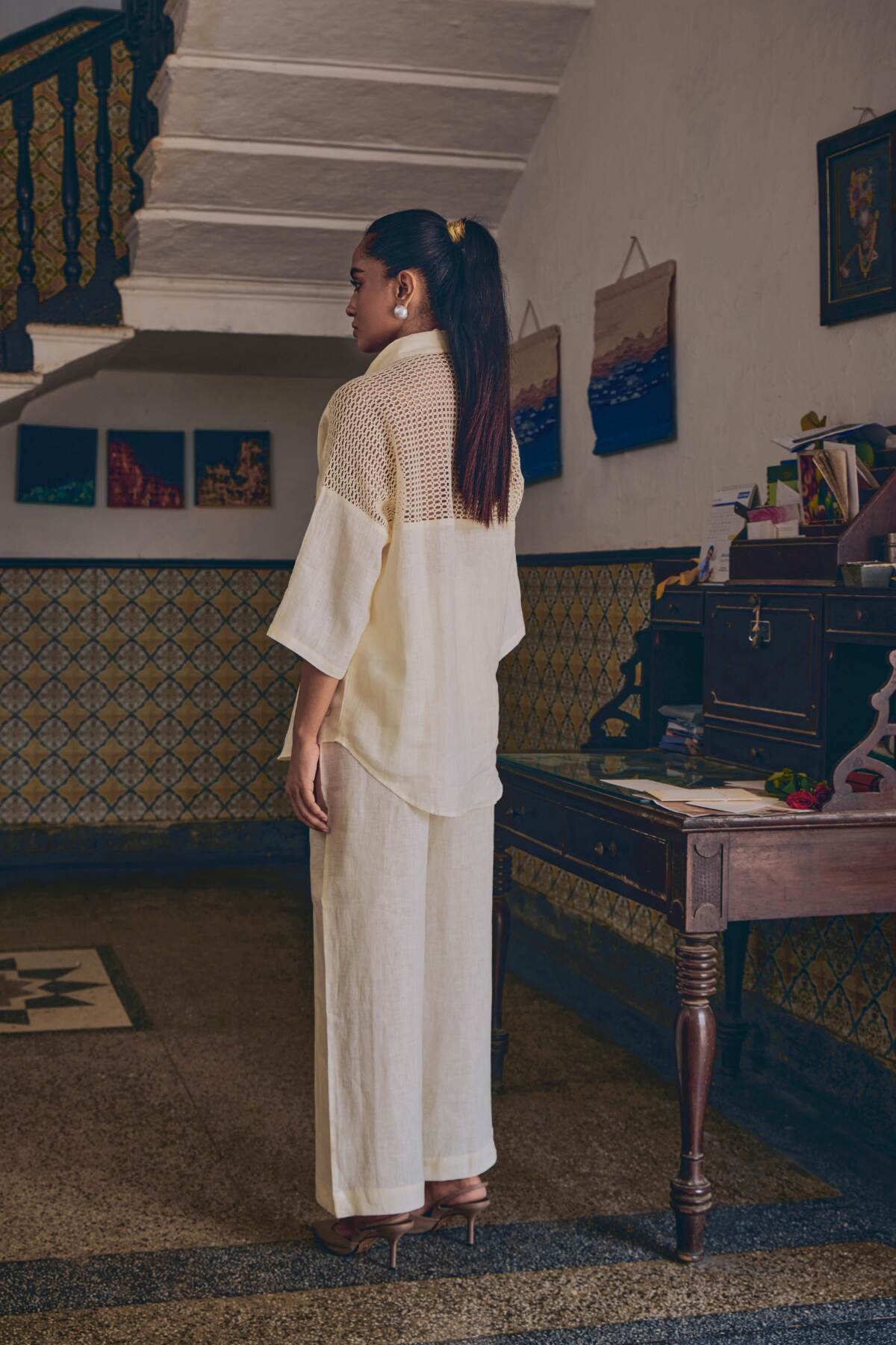 The Elara Shirt - Off White