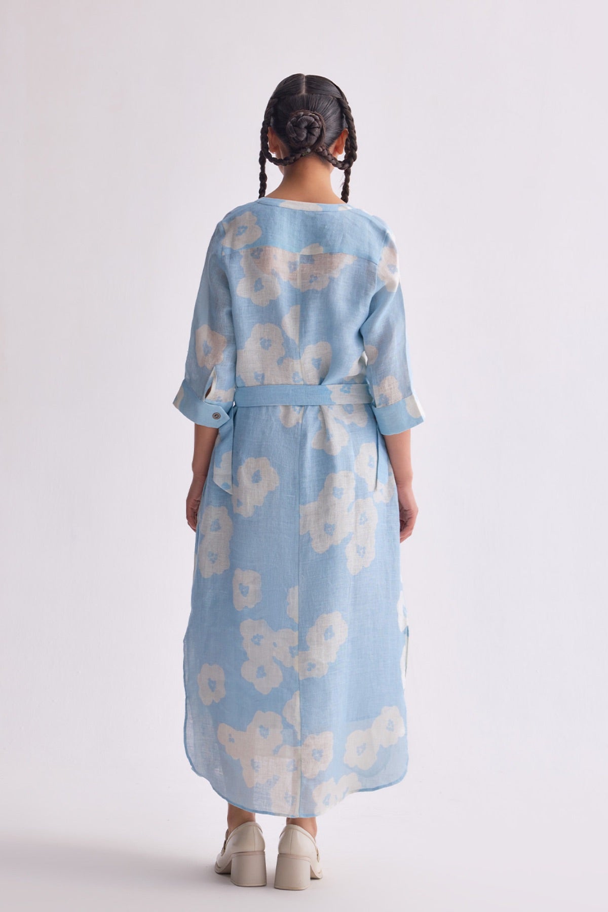The Kanta Dress - Blue Poppy