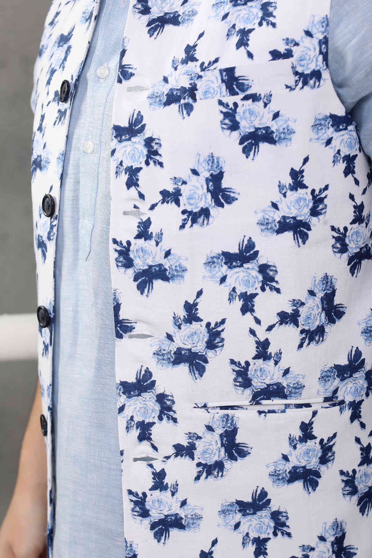 The Cerulean Nehru Jacket - Yell With Us