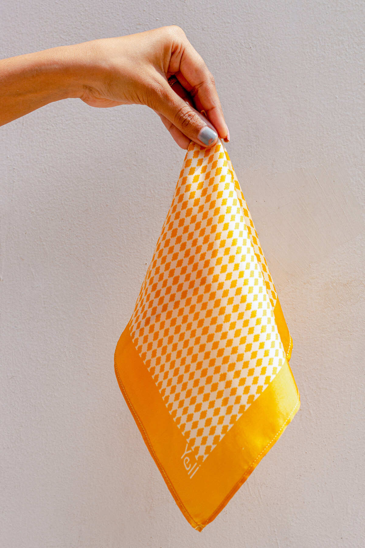 The Fahim Printed Satin Pocket Square - Yell With Us