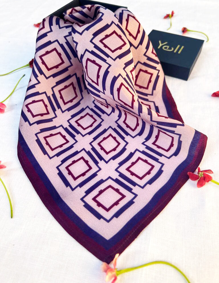 The Hues Of Purple Pocket Square - Yell With Us