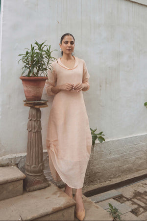 The Iris Dress - Peach