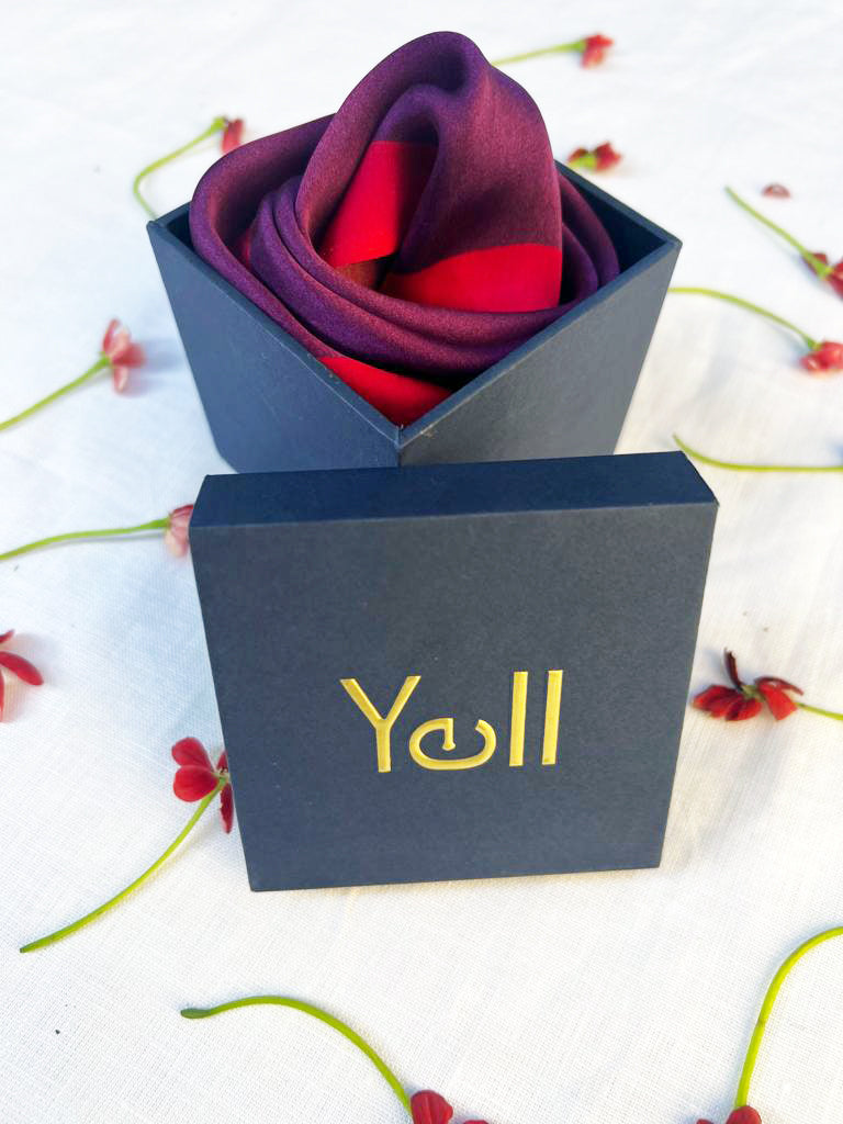 THE PURPLE POCKET SQUARE - Yell With Us