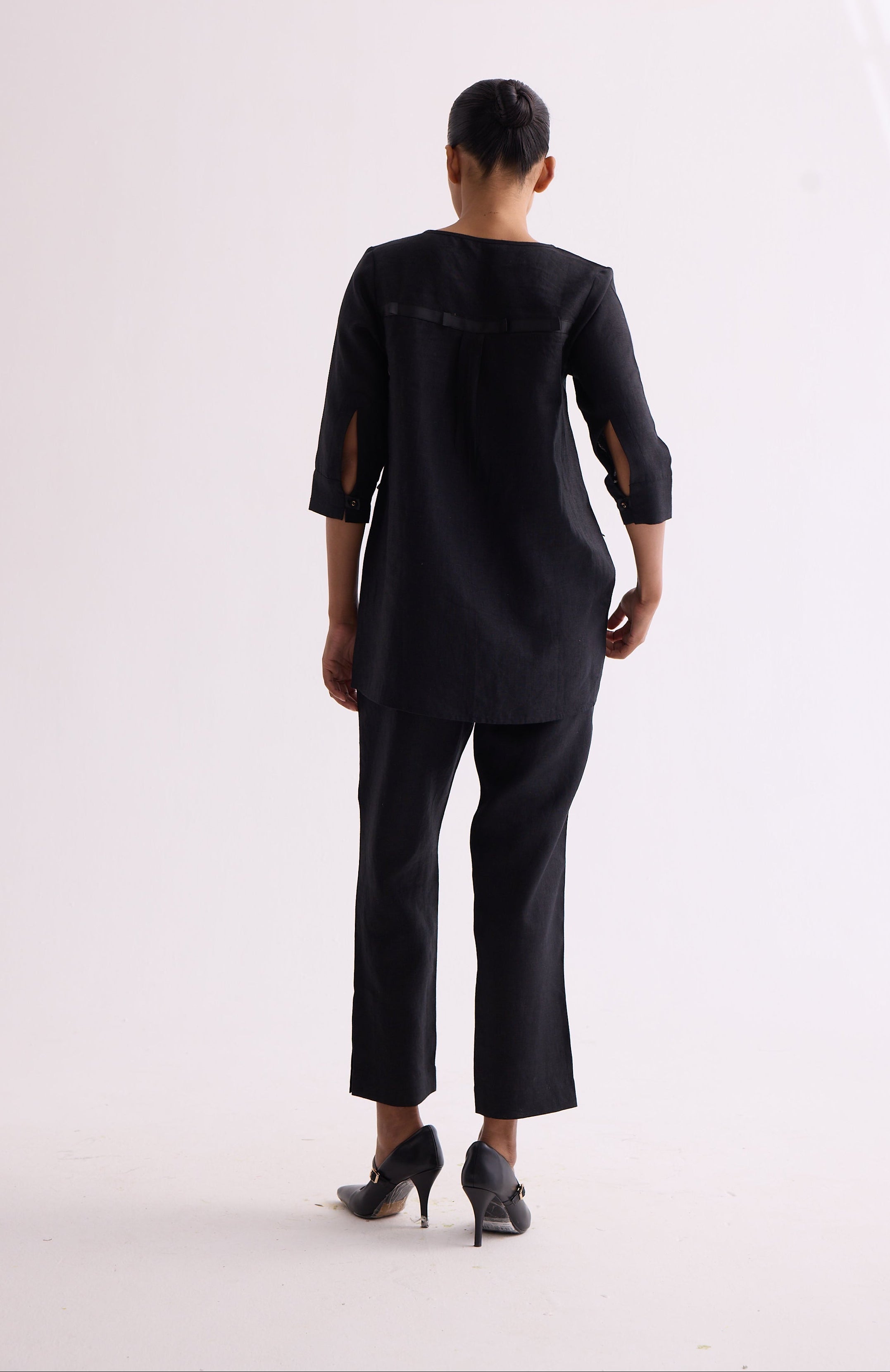 The Taal Kurta Set - Black