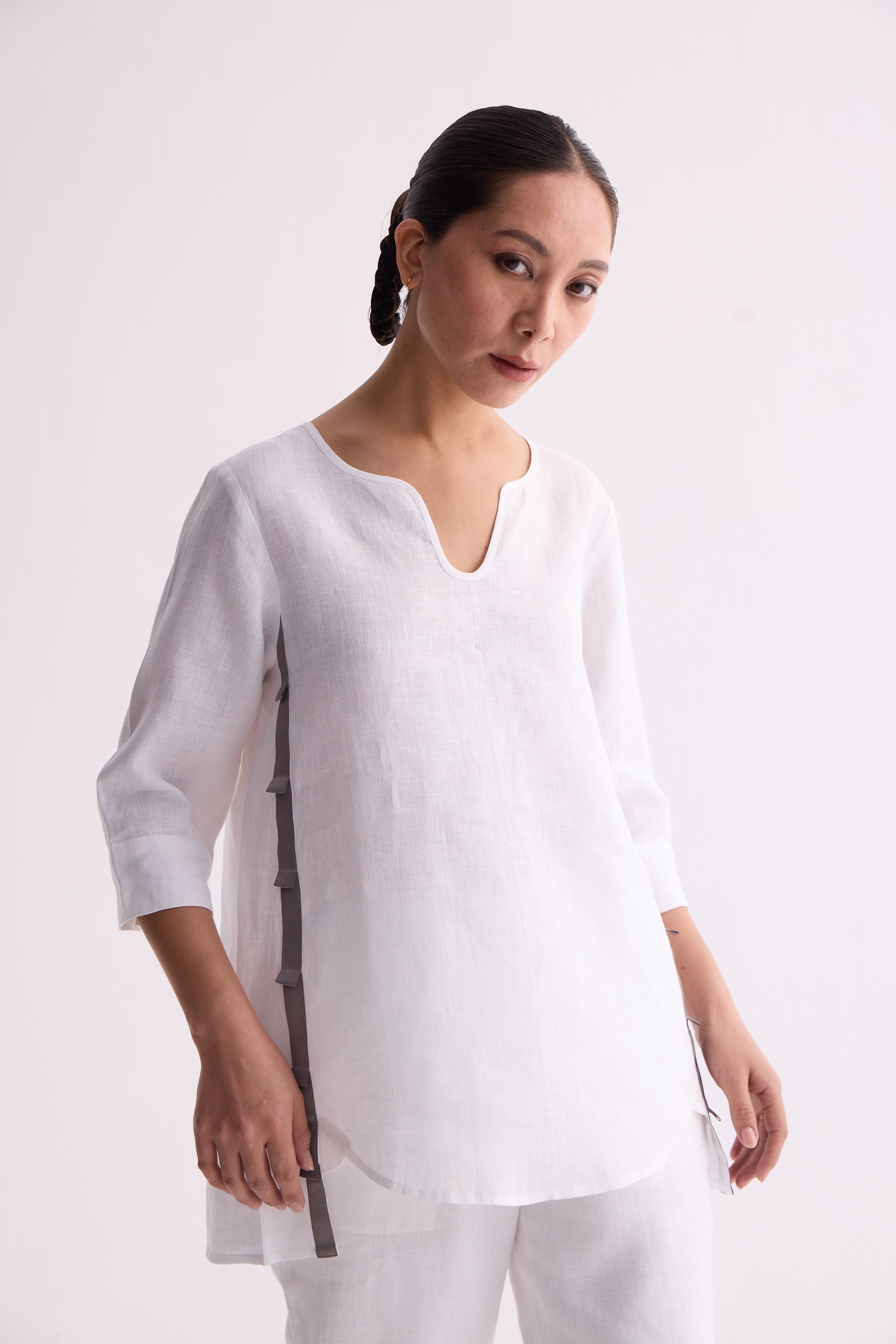 The Taal Kurta Set - White