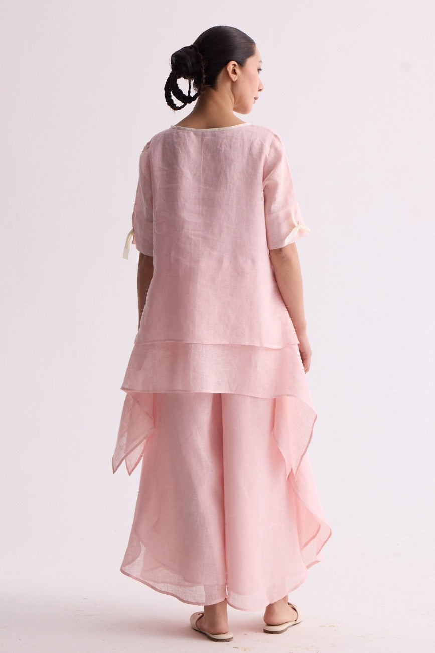 The Jhankaar Pink Cape Set