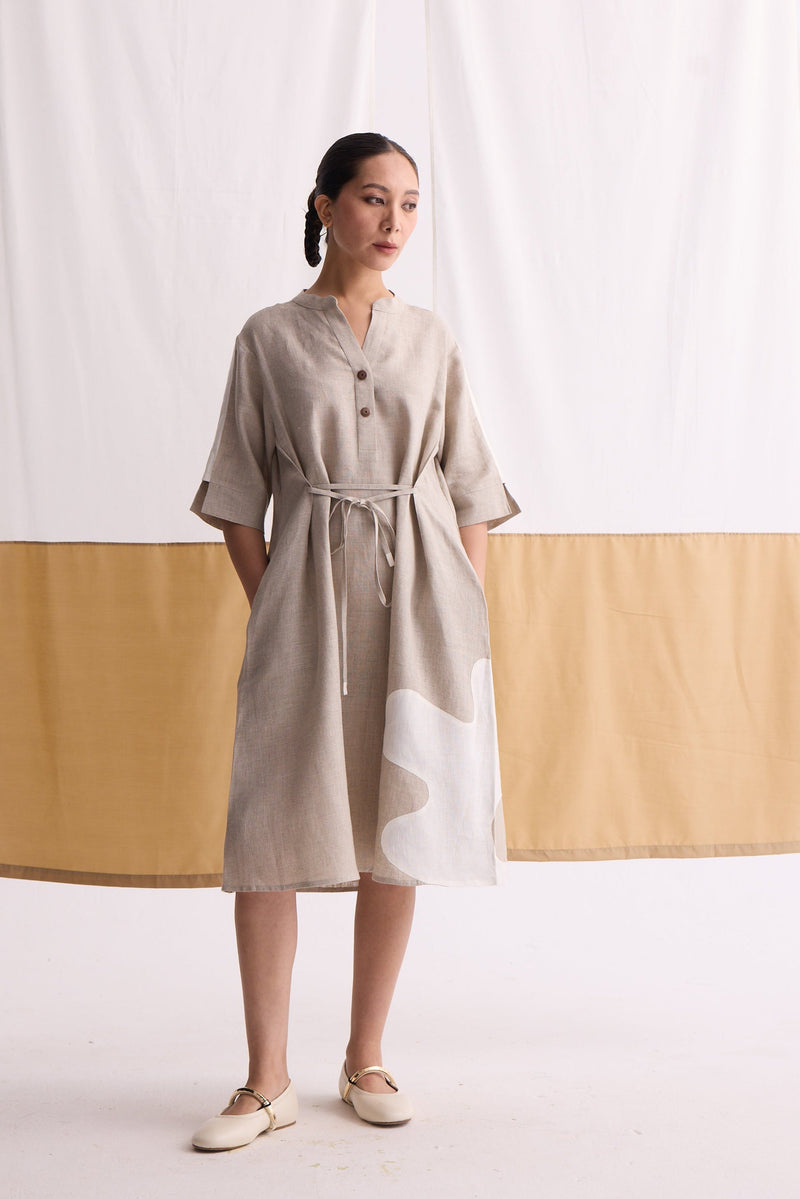 The Leher Dress - Beige