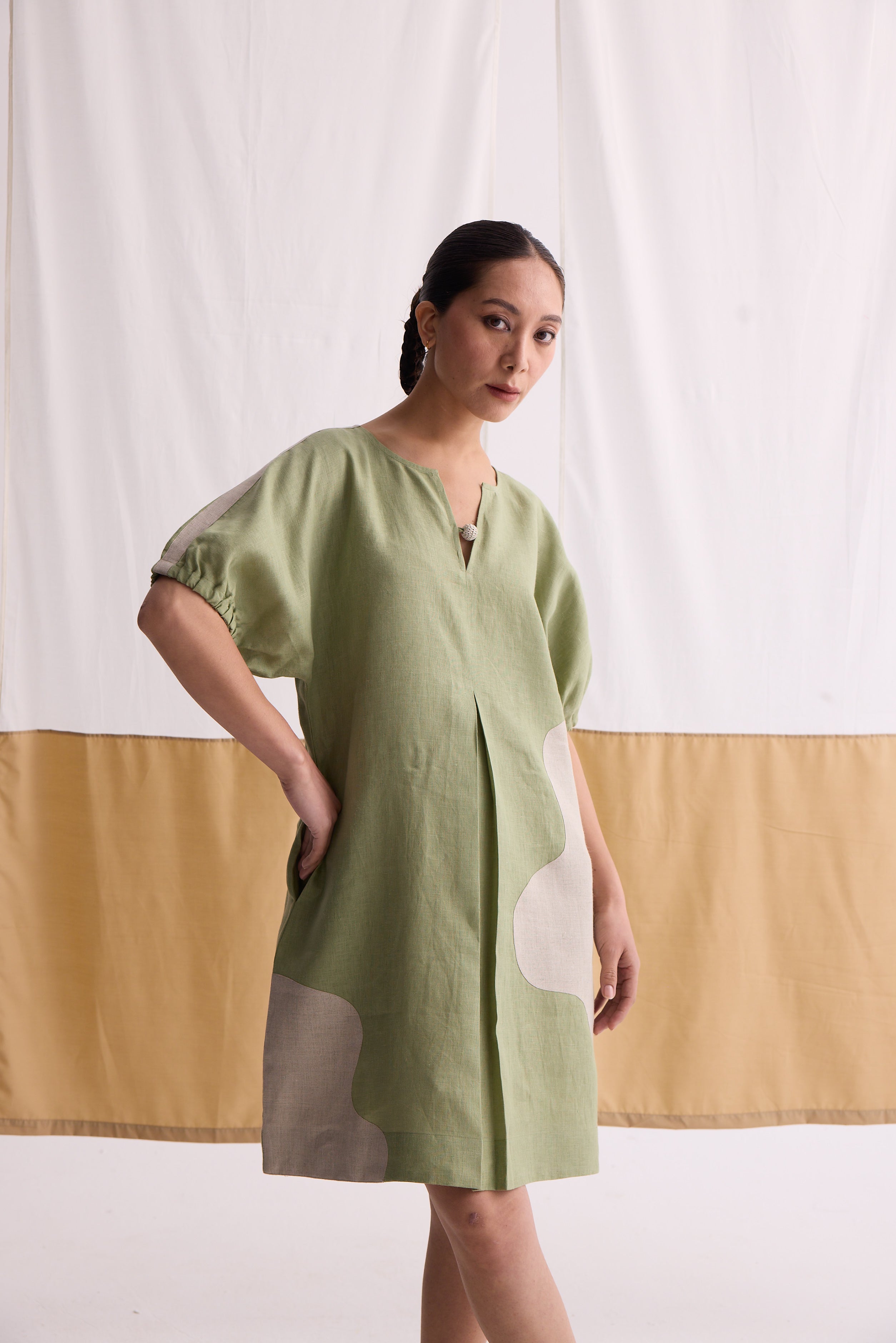 The Tarang Dress -Mint Green