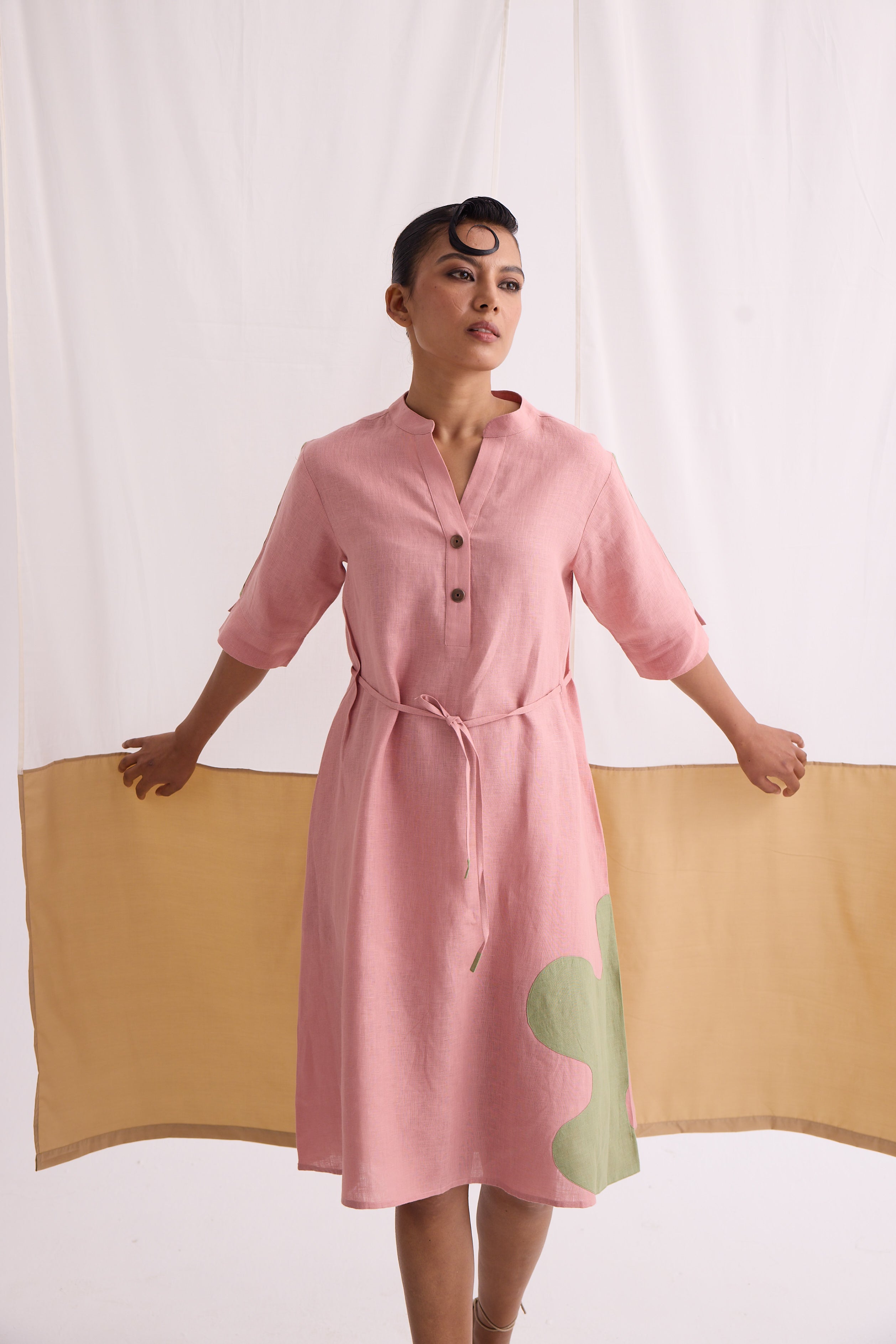 The Leher Dress - Coral