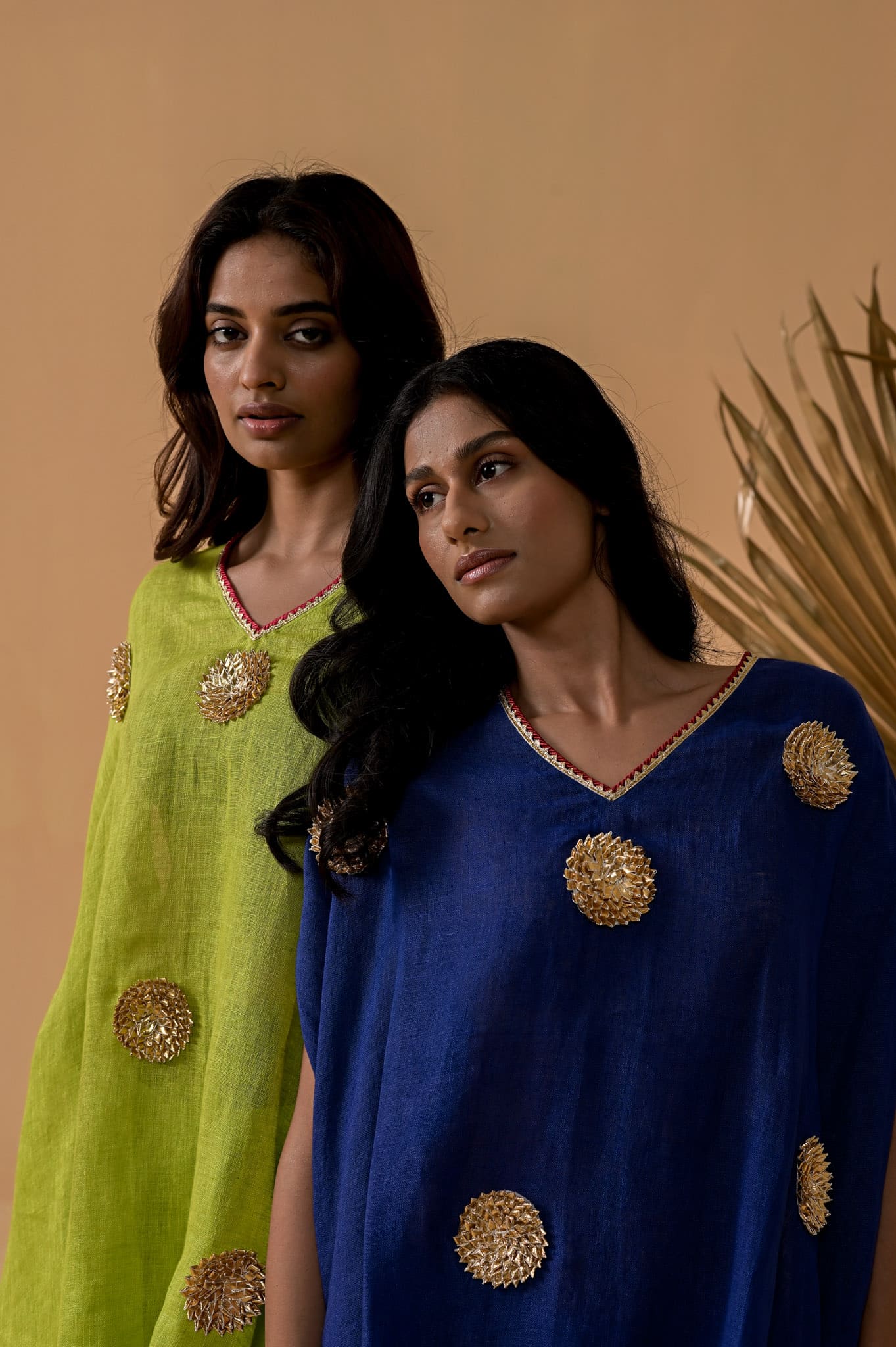 Patakha Cape Set - Cobalt Blue
