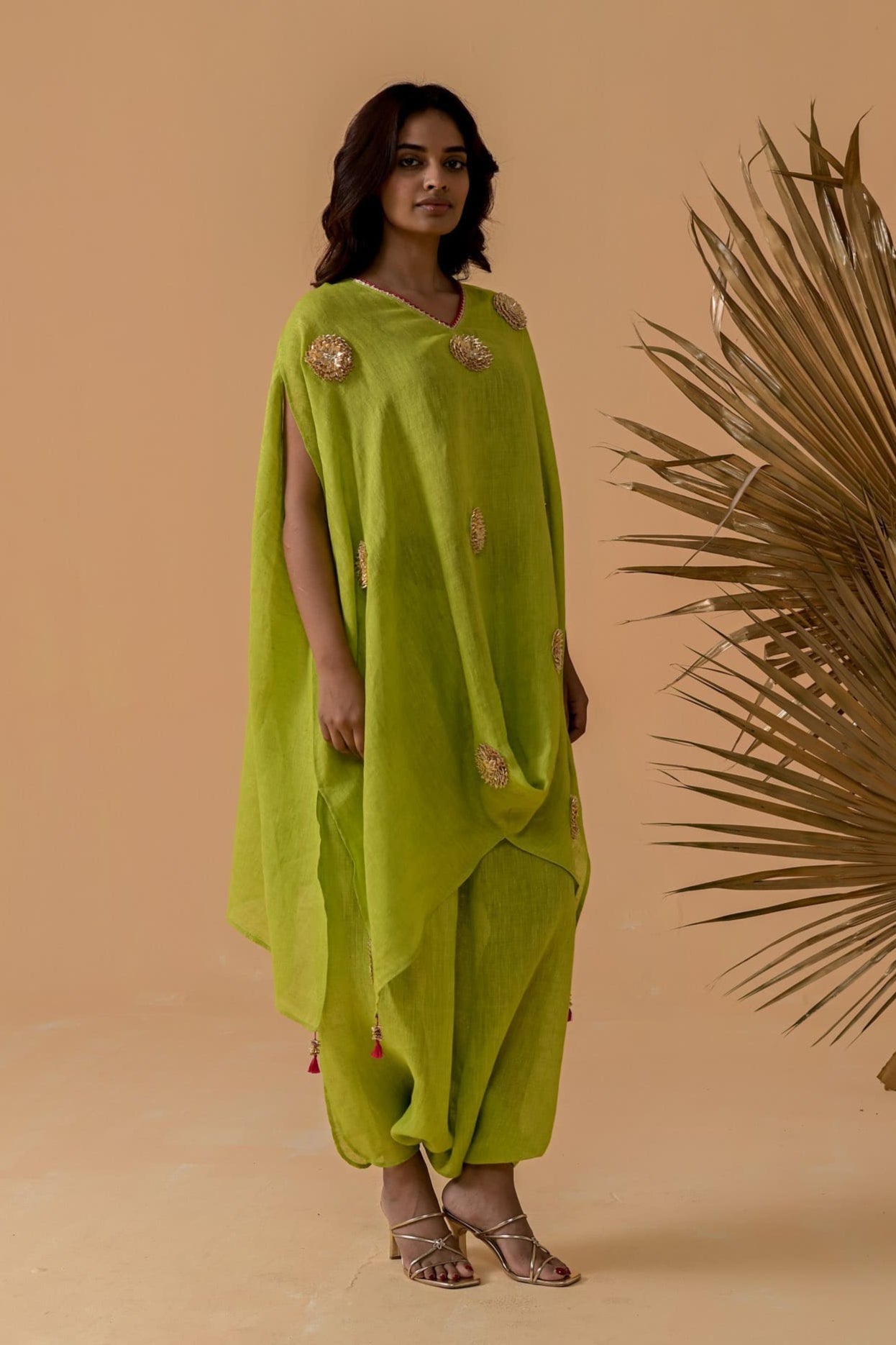 Patakha Cape Set - Lime