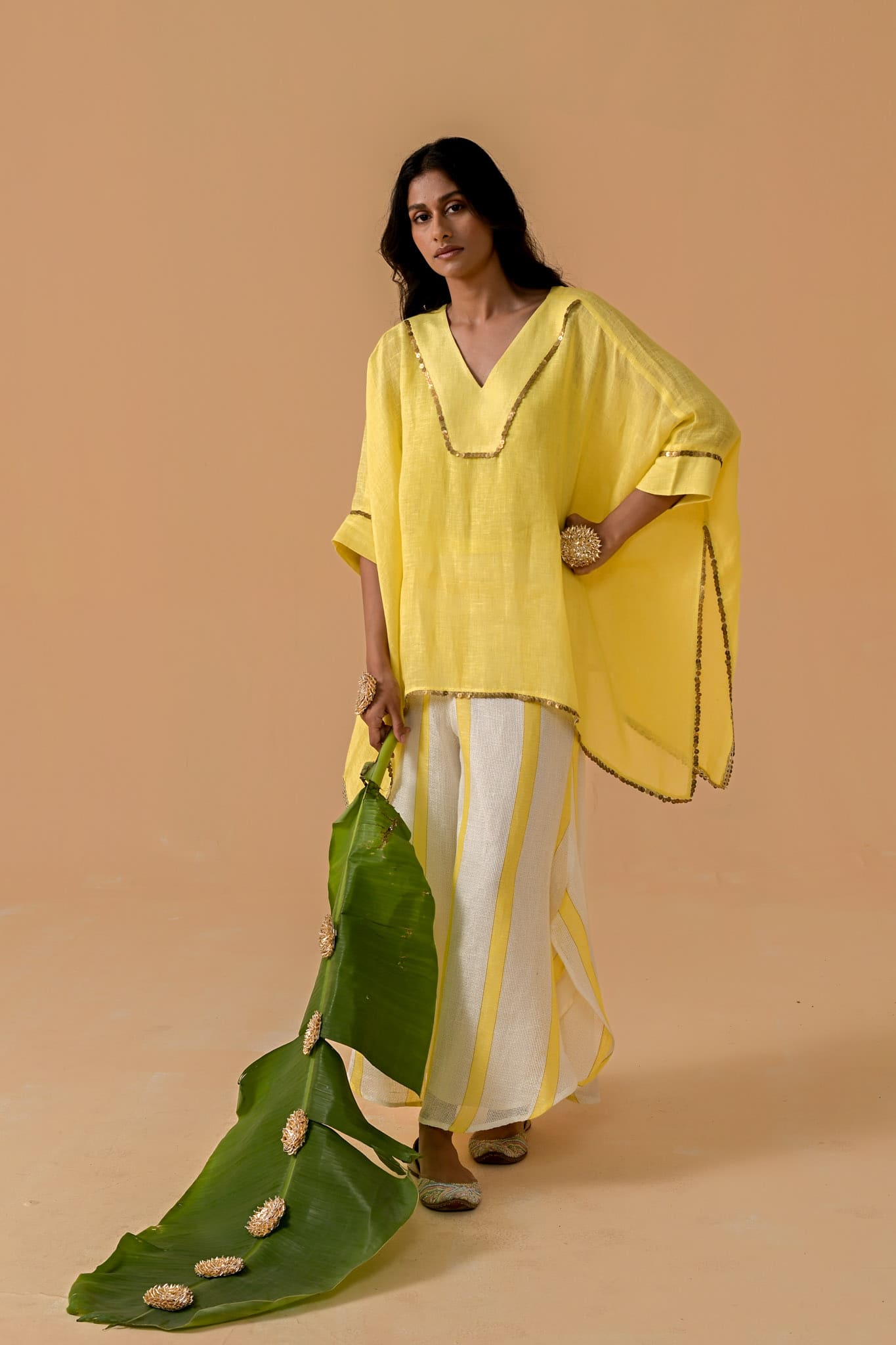 Drama Queen Cape (Only Cape)- Light Yellow
