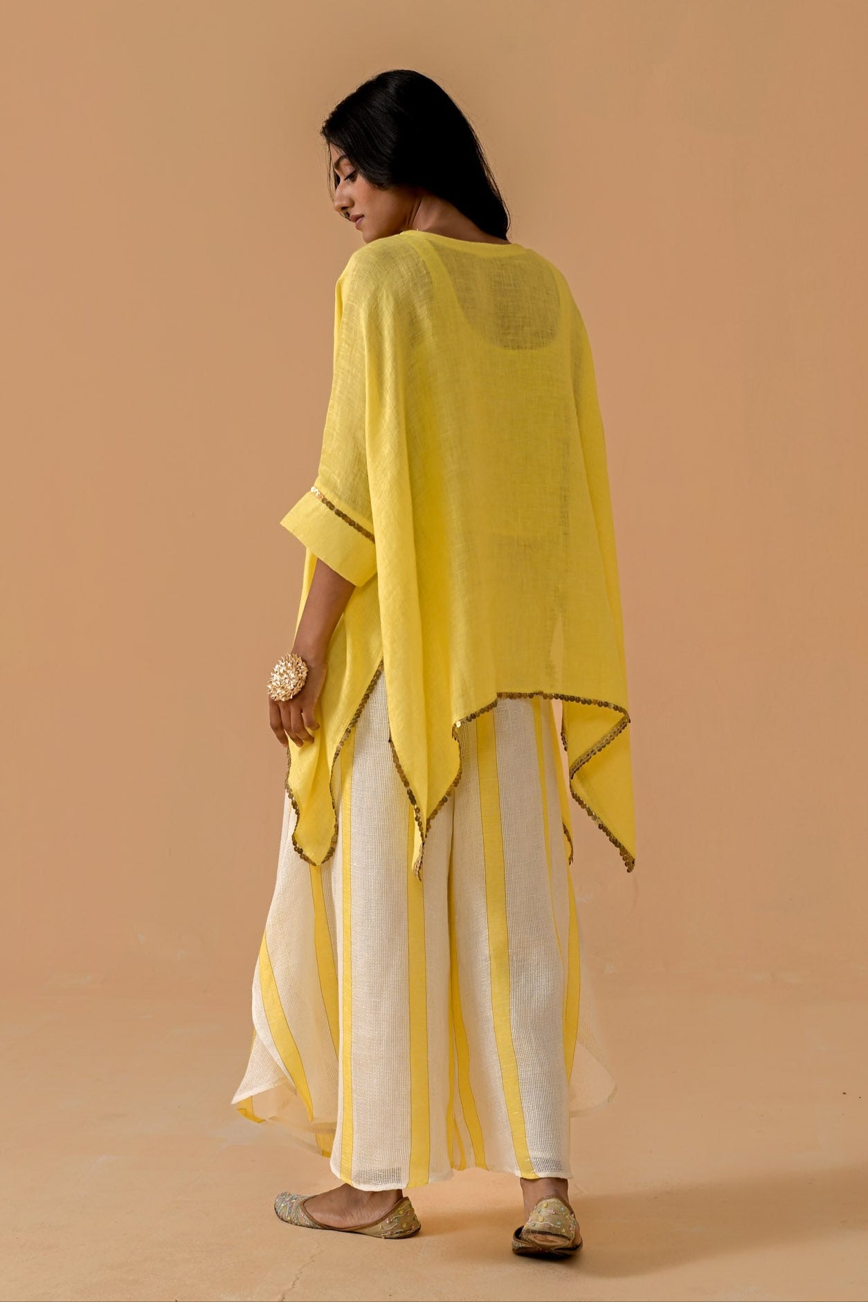 Drama Queen Cape (Only Cape)- Light Yellow