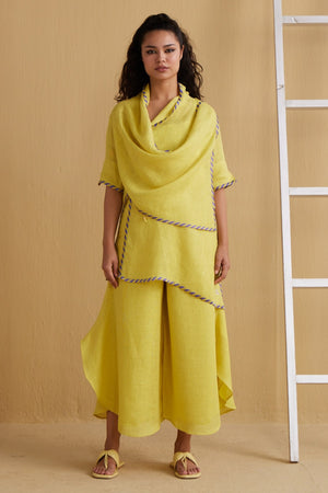 The Saachi Cape (Only Cape) - Yellow