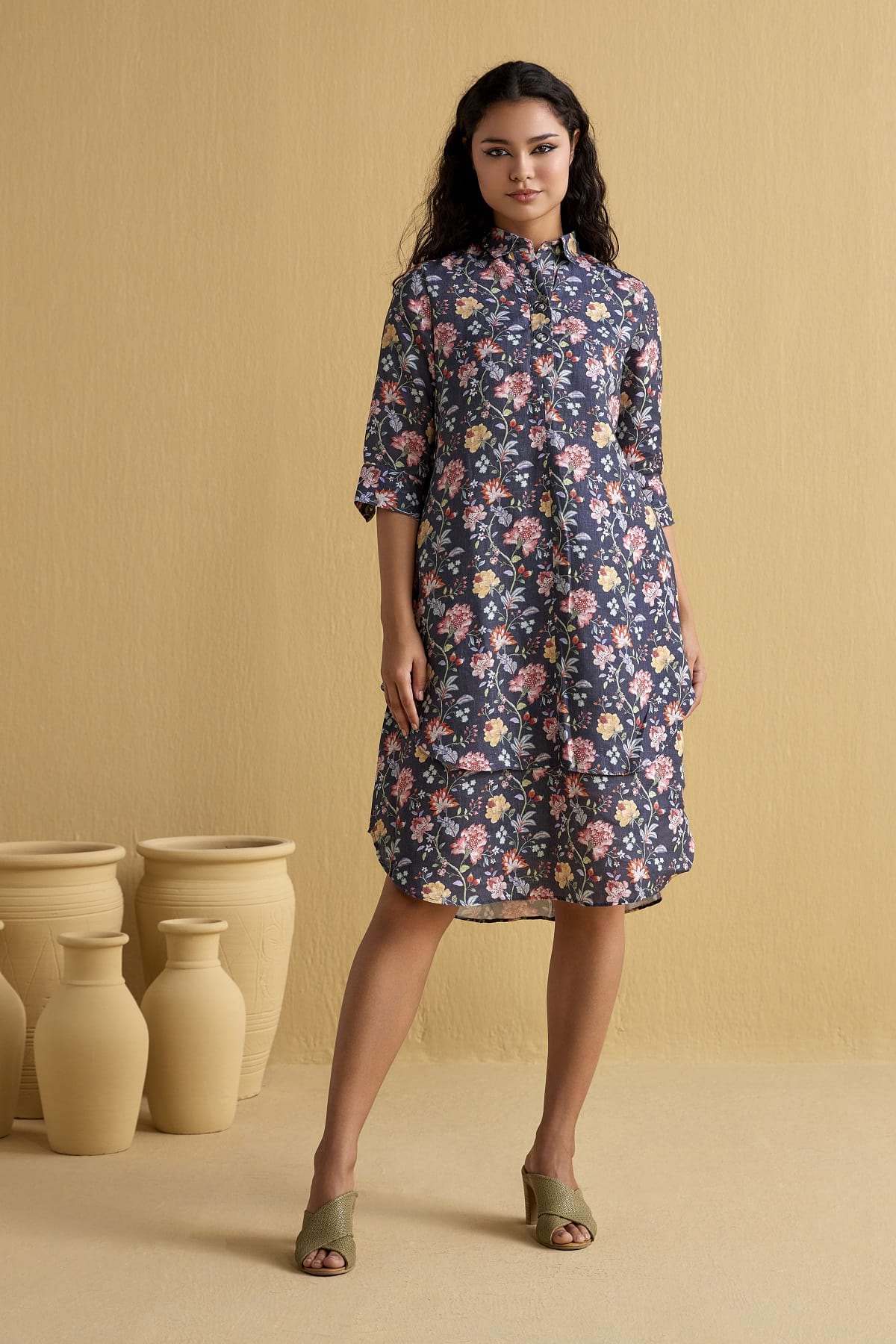 The Zinnia Spring Linen Dress