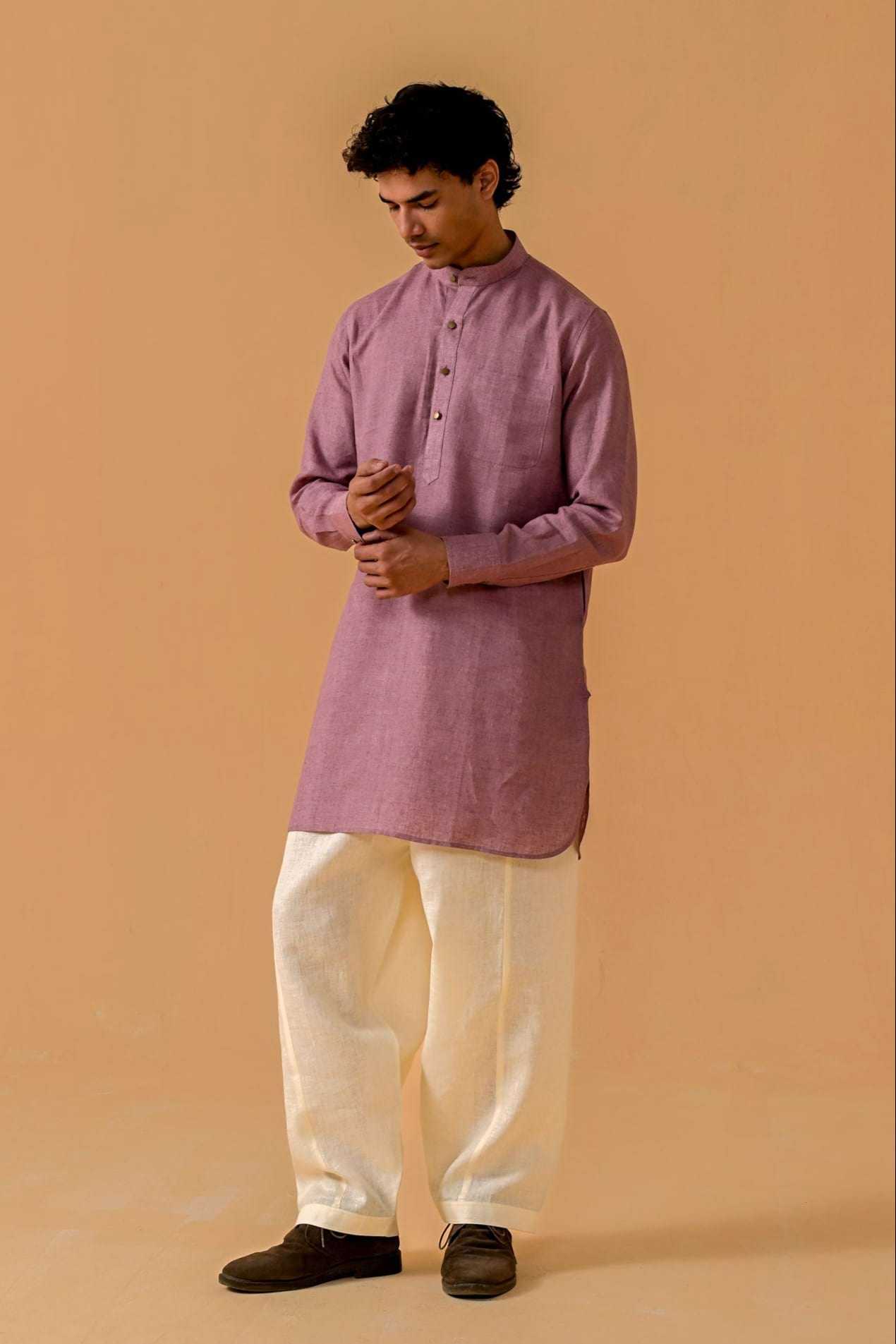 Shehzada Style Florence Linen Kurta
