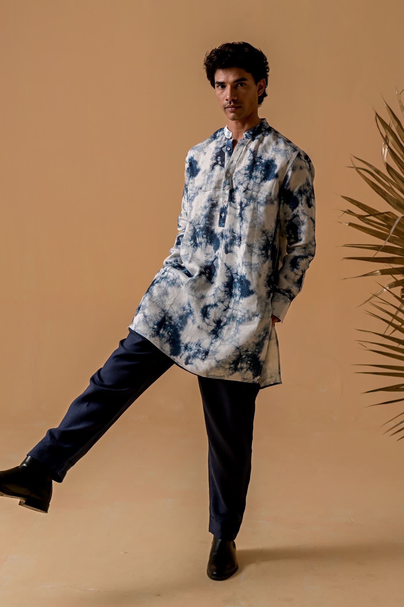 Rangeela Vibes Kurta - Big Blue Shibori