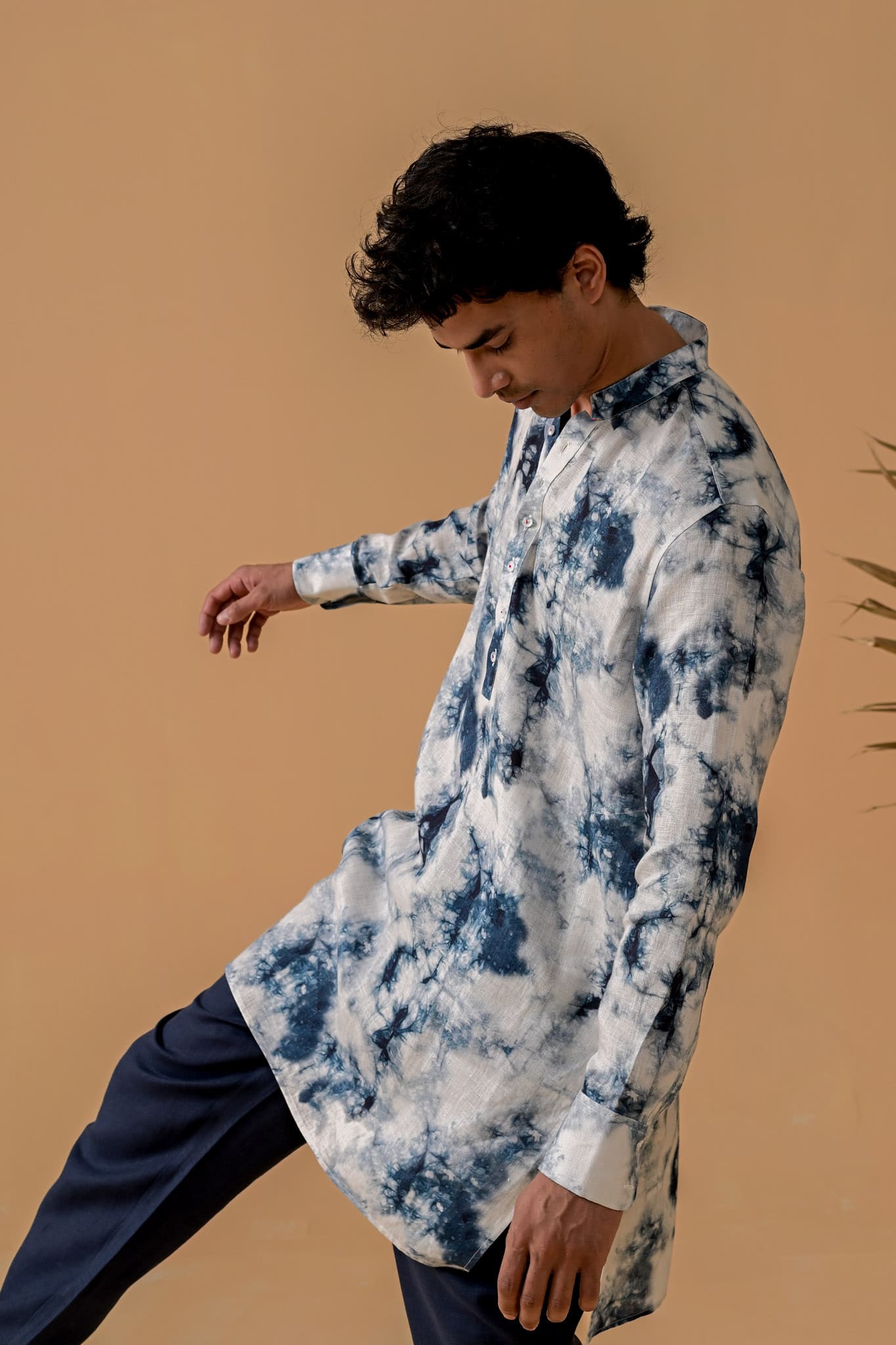 Rangeela Vibes Kurta - Big Blue Shibori
