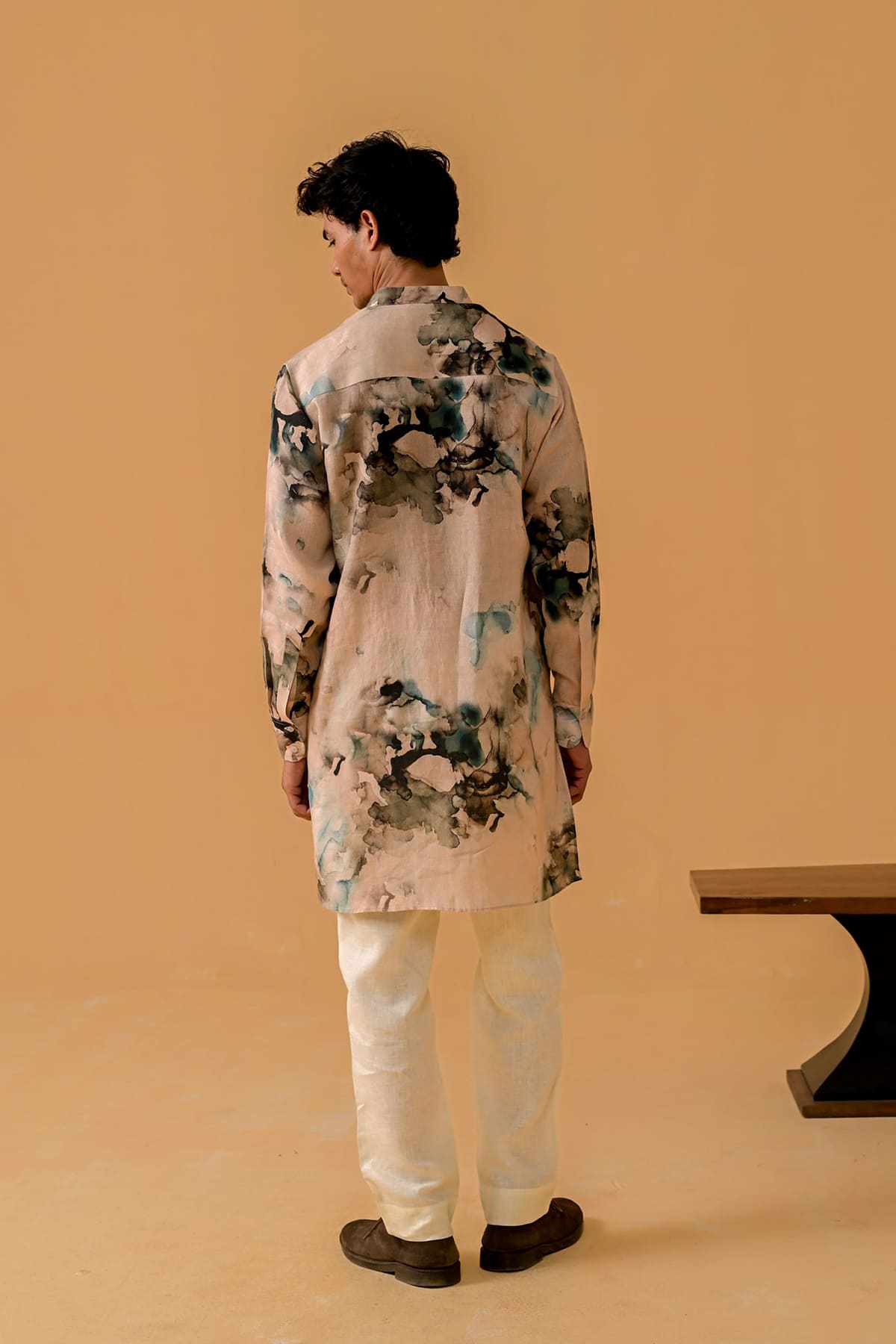 Mehfil Mood Kurta - Marble Print