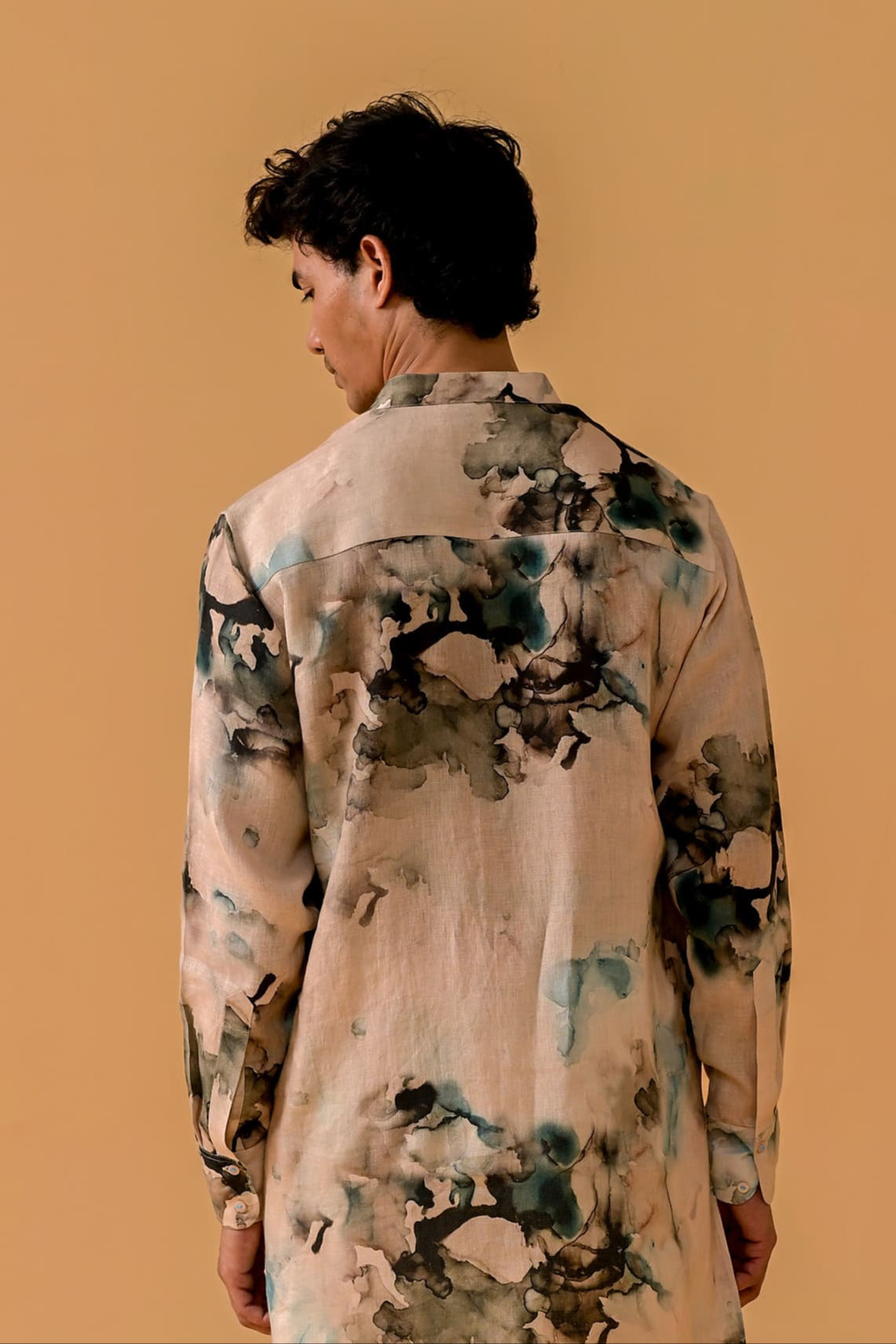 Mehfil Mood Kurta - Marble Print