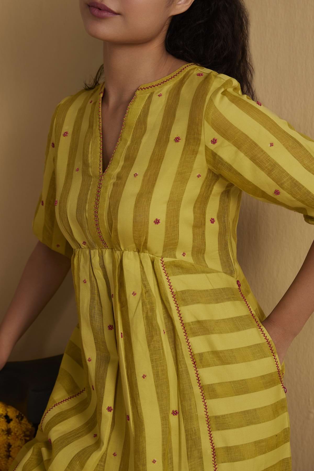 The Merve Kurta Set (Upper & Bottom) - Yell With Us