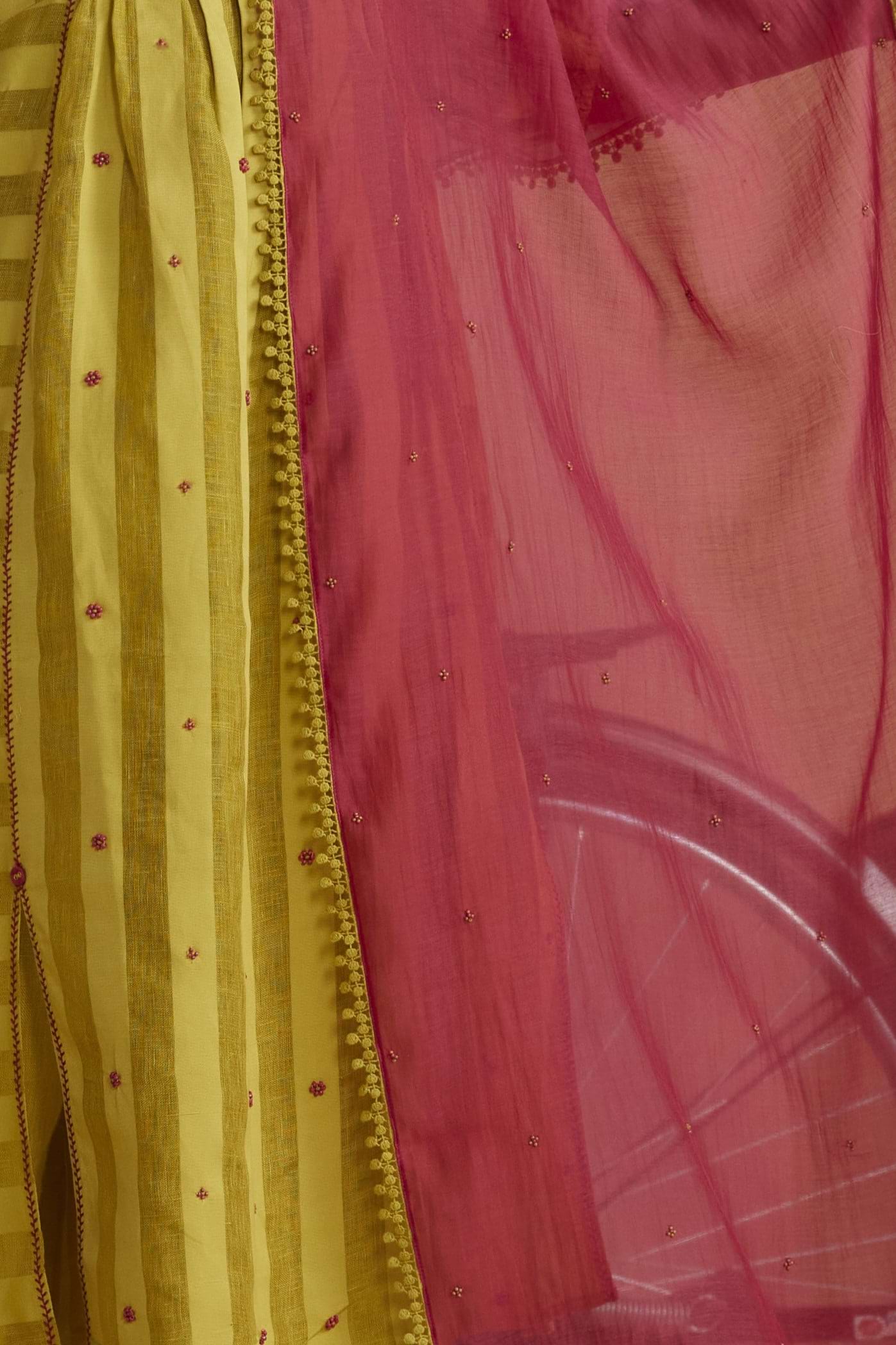 The Merve Kurta Set (Upper & Bottom) - Yell With Us