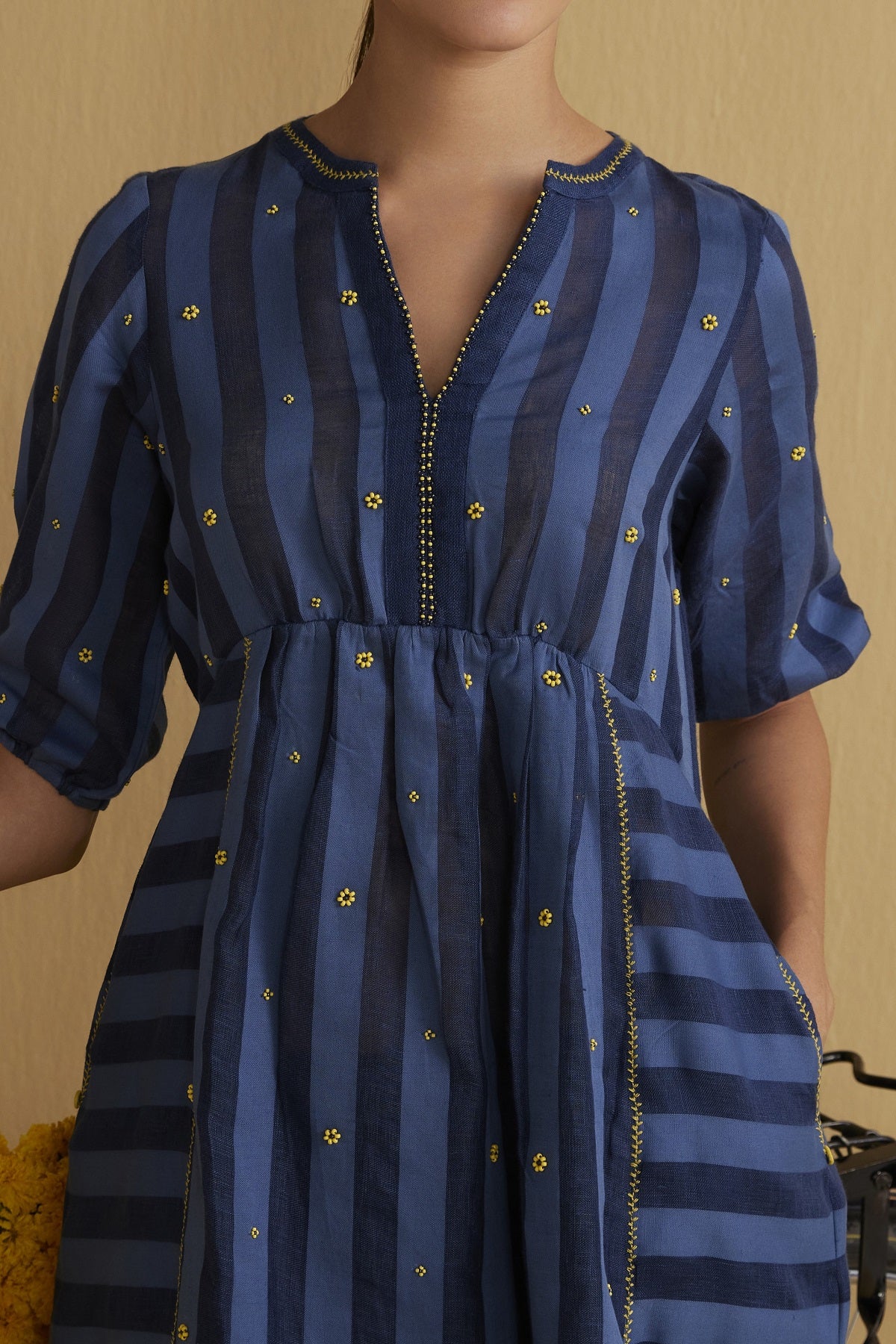 The Merve Kurta Set (Upper & Bottom) - Yell With Us