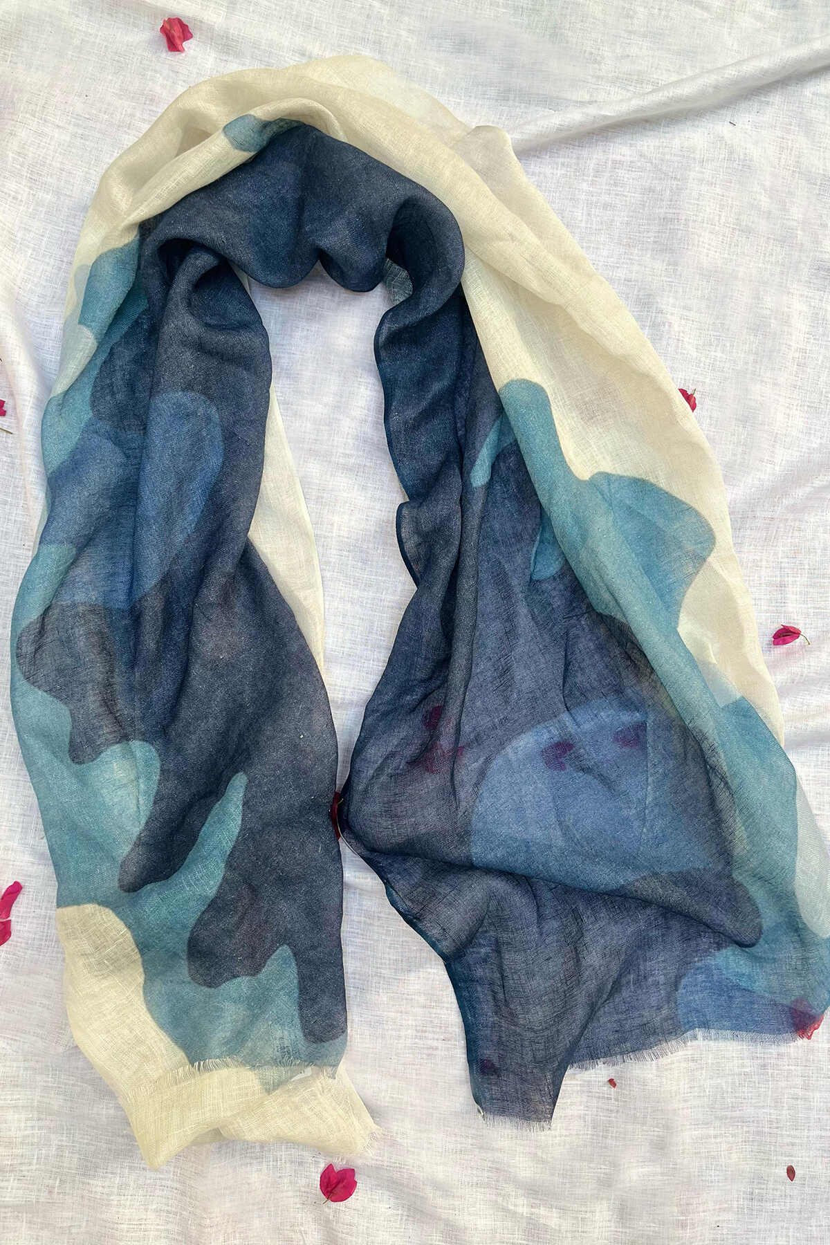 Dariya Ocean Print Scarf