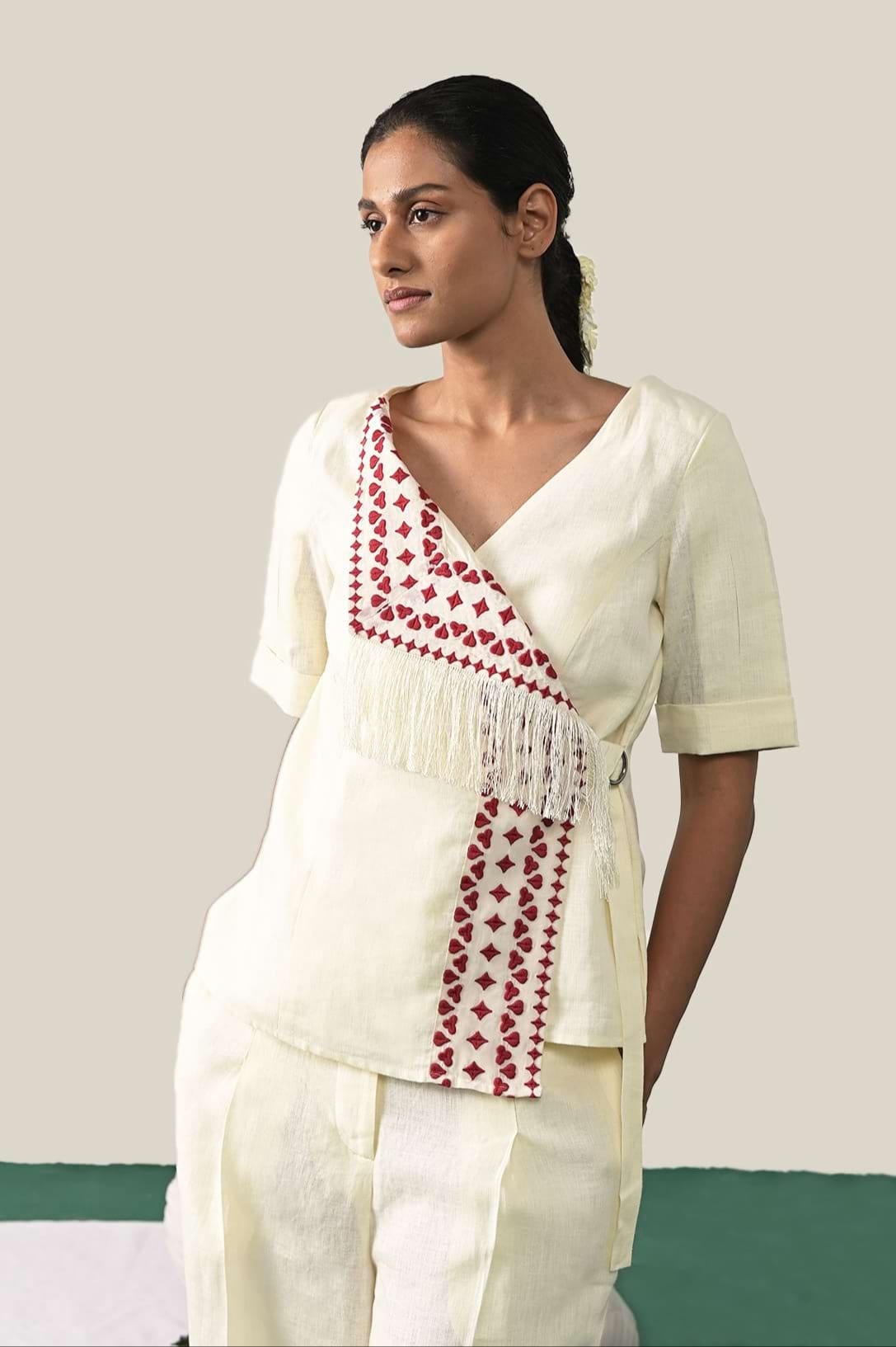 The Blackjack Heiress Top - Off White