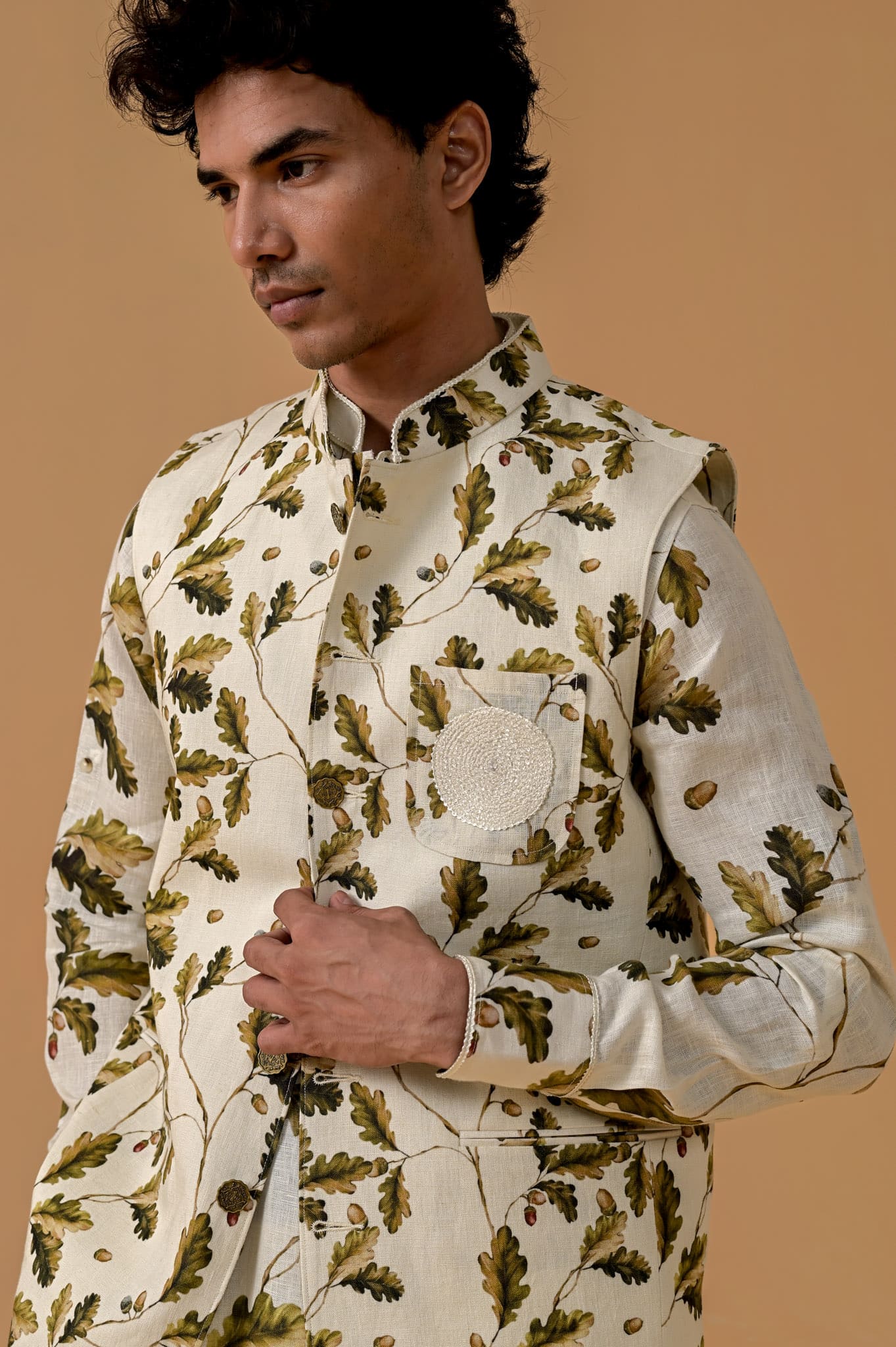 Rangeela Rebel Waistcoat - Autumn Print